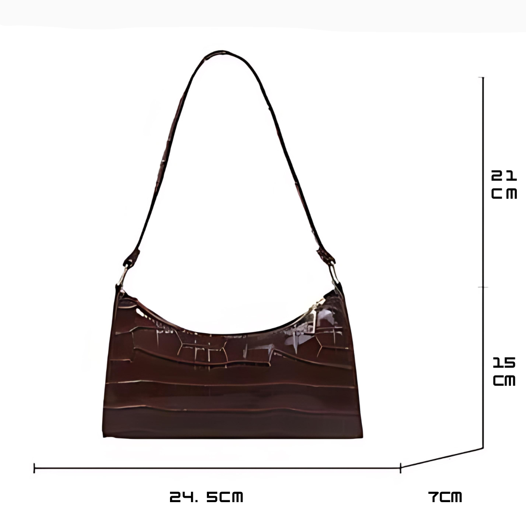 Tilly™ | Sac à bandoulière en alligator scintillant
