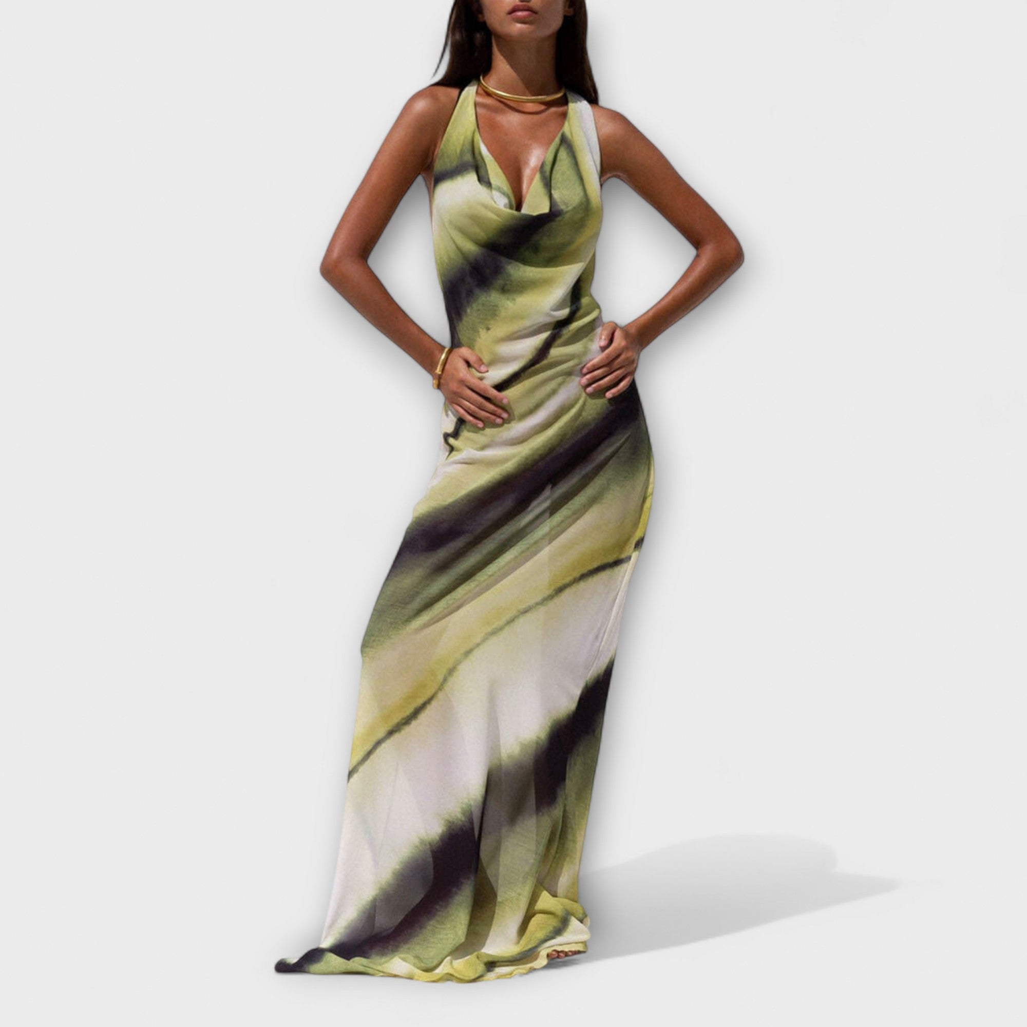 Robe Maxi Dégradé Tie-Dye Classique