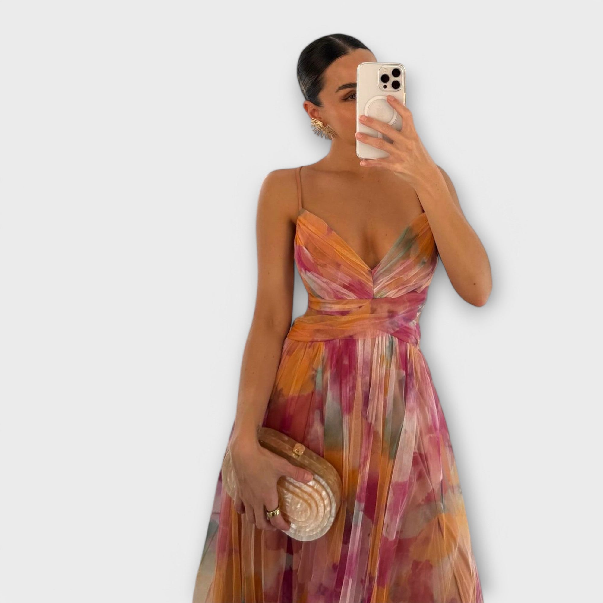 Robe Maxi Annai en Maille - Élégante et Authentique