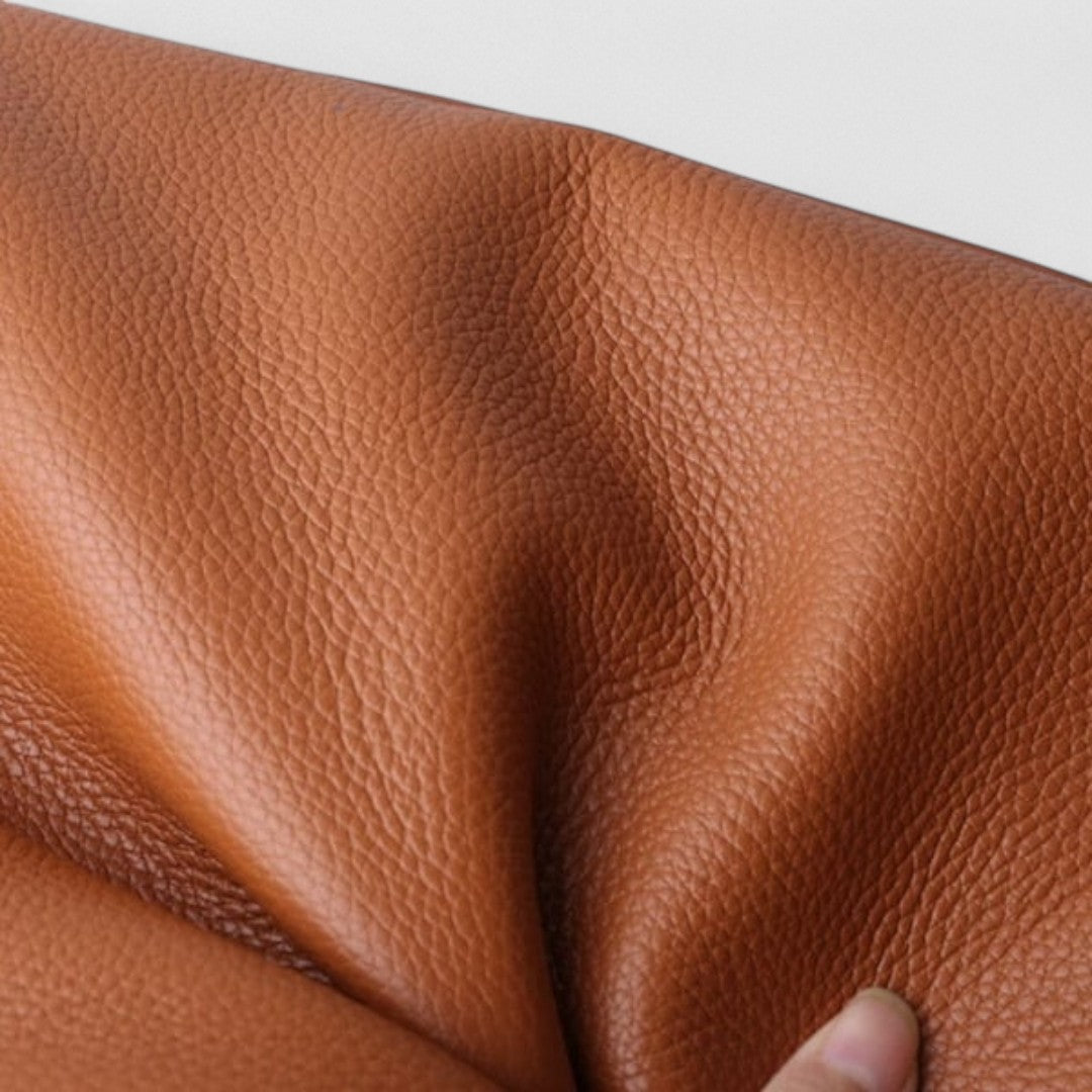 Fera - Sac à bandoulière en cuir véritable uni