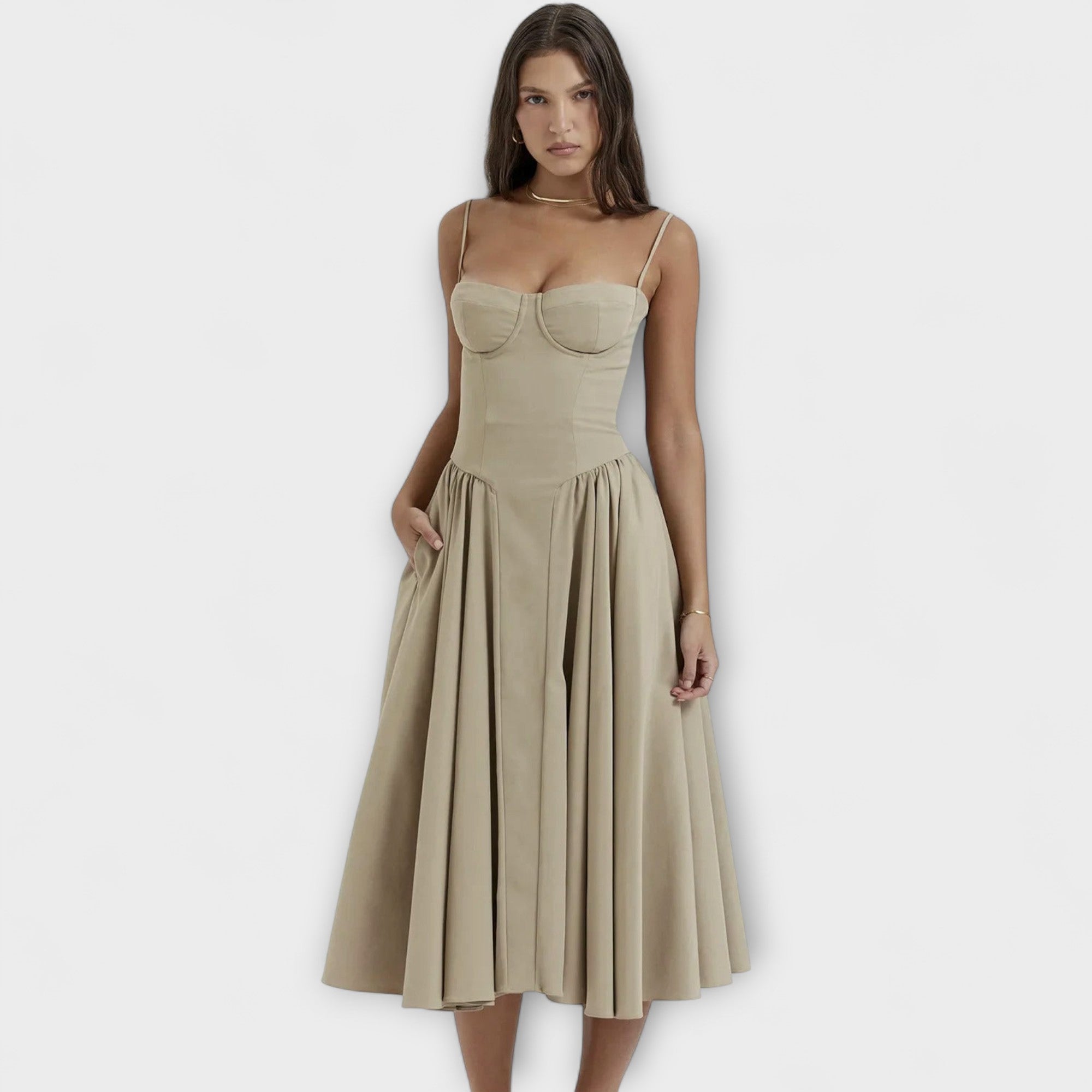 Rosalie - Robe sans manches élégante