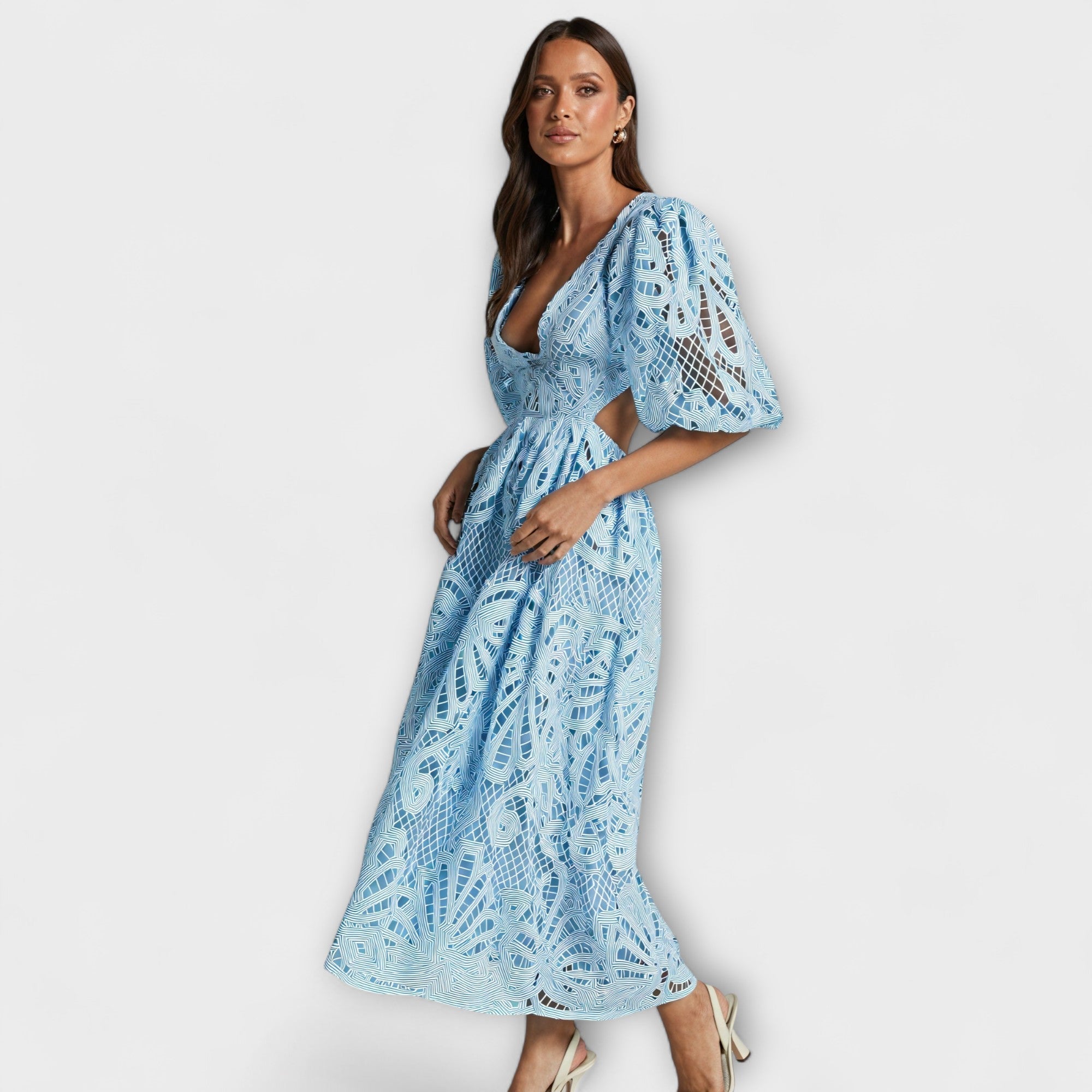 Robe élégante avec des détails délicats