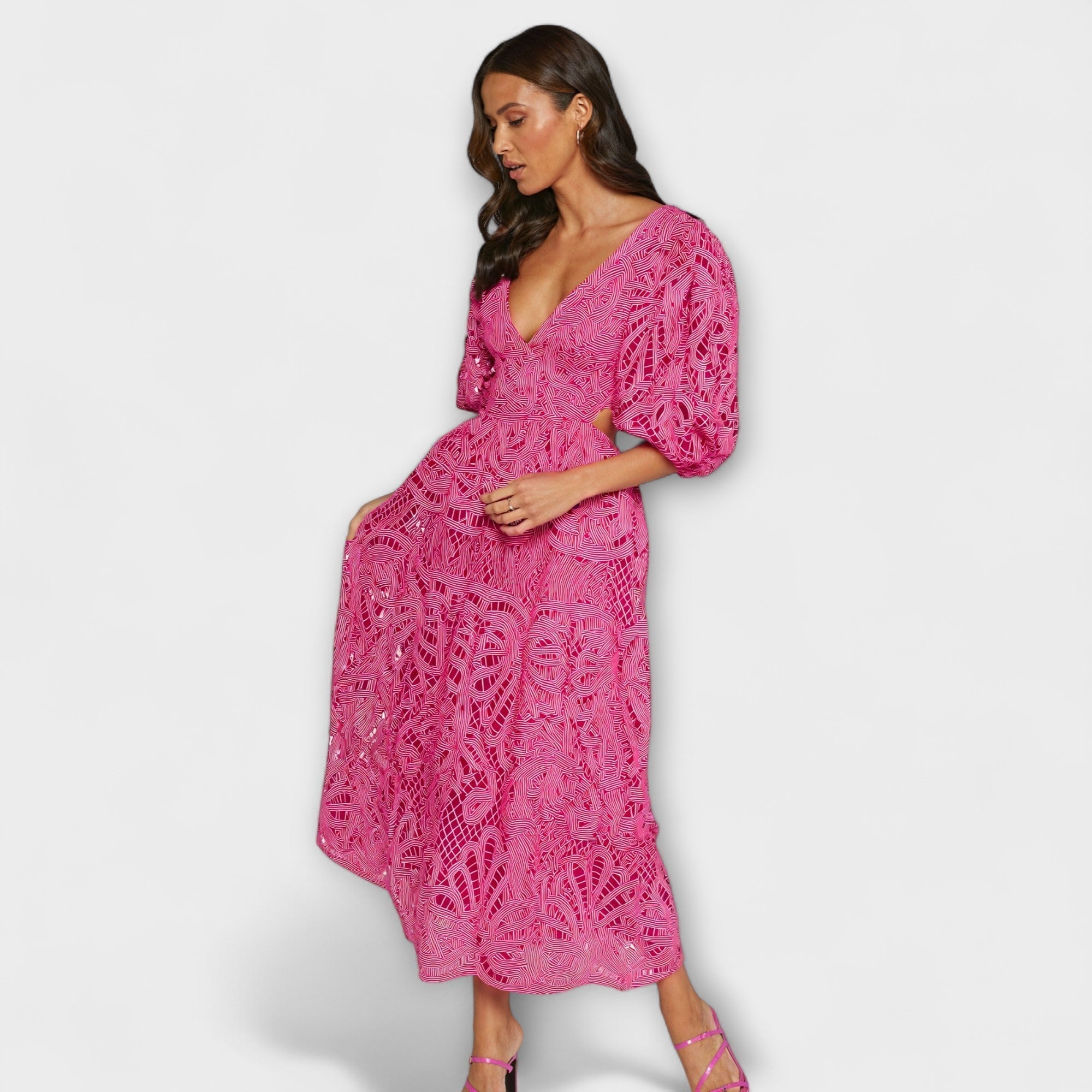 Robe élégante avec des détails délicats