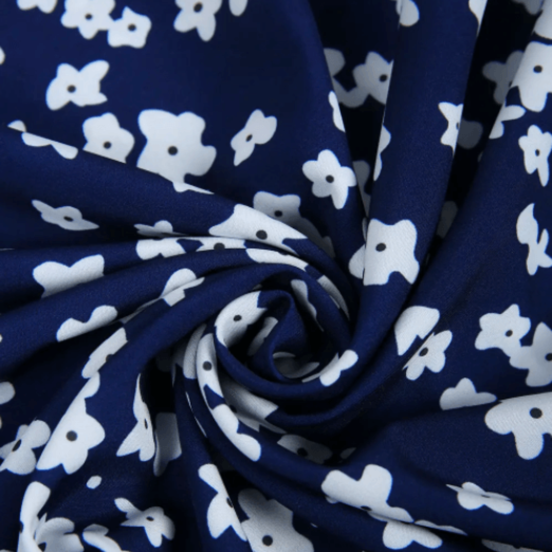 Paula - Robe élégante à motif floral en matériau premium