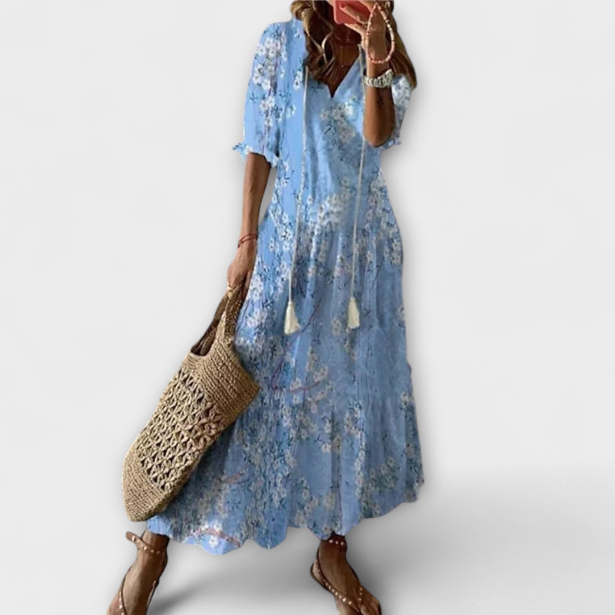 Anna – Robe d'Été Bohème Femme à Silhouette Ample