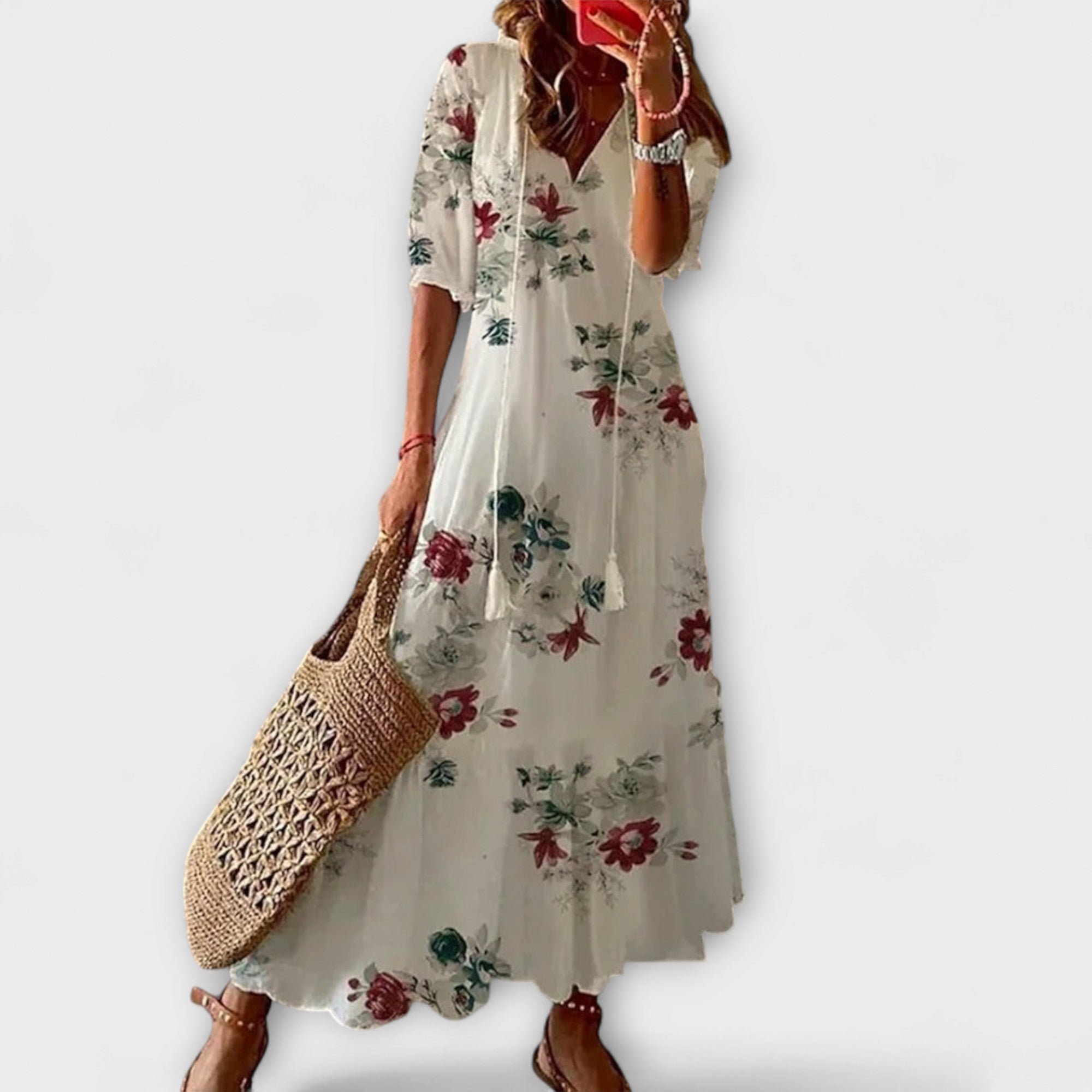 Anna – Robe d'Été Bohème Femme à Silhouette Ample