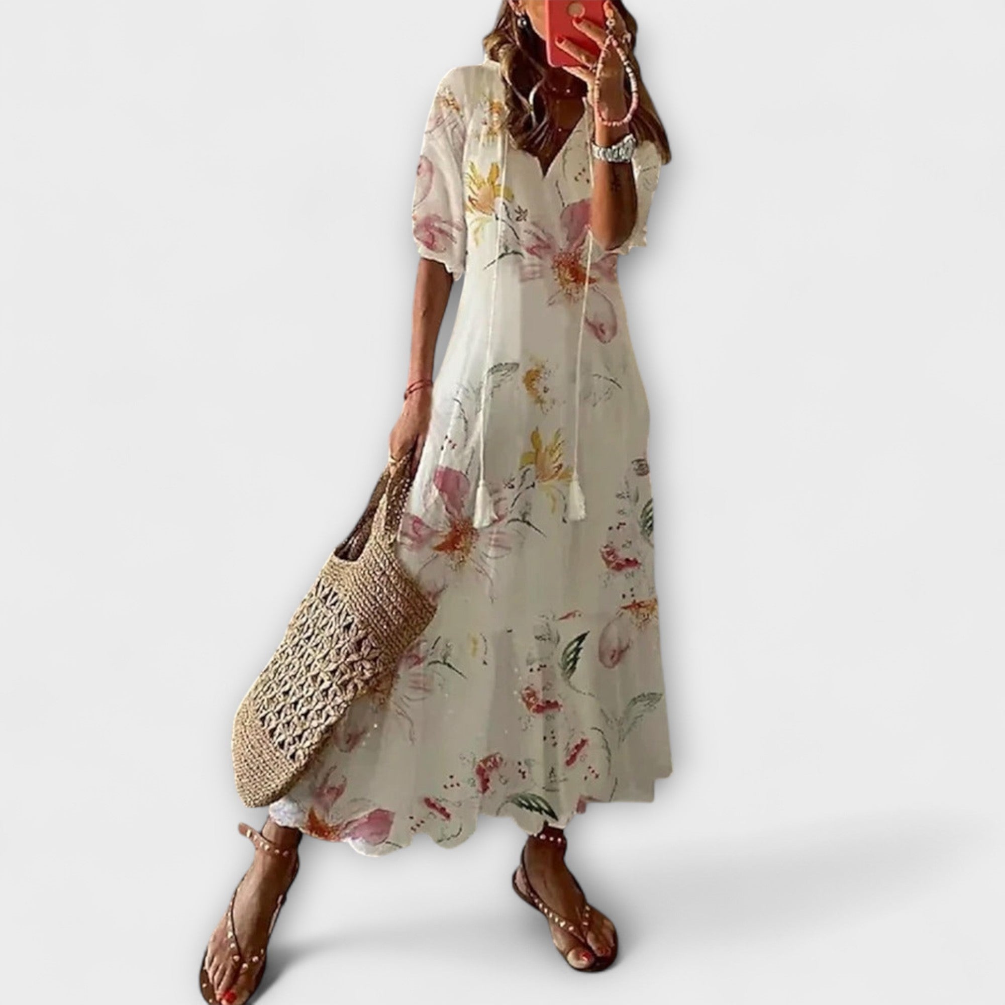 Anna – Robe d'Été Bohème Femme à Silhouette Ample