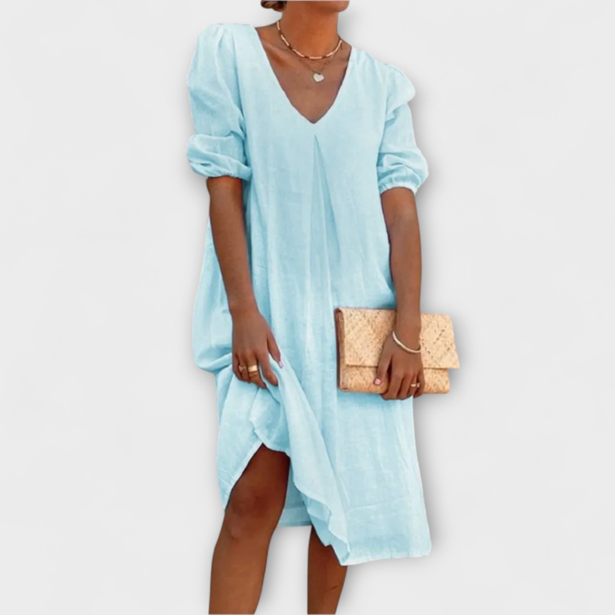 Fanny - Robe d'été élégante avec des détails en crochet