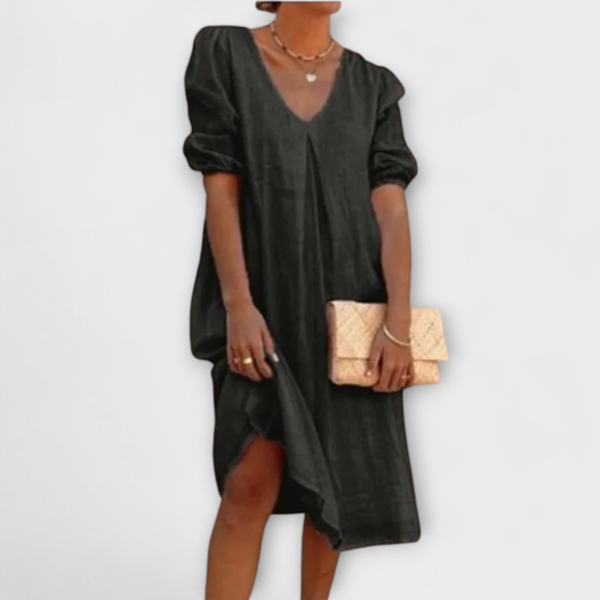 Fanny - Robe d'été élégante avec des détails en crochet