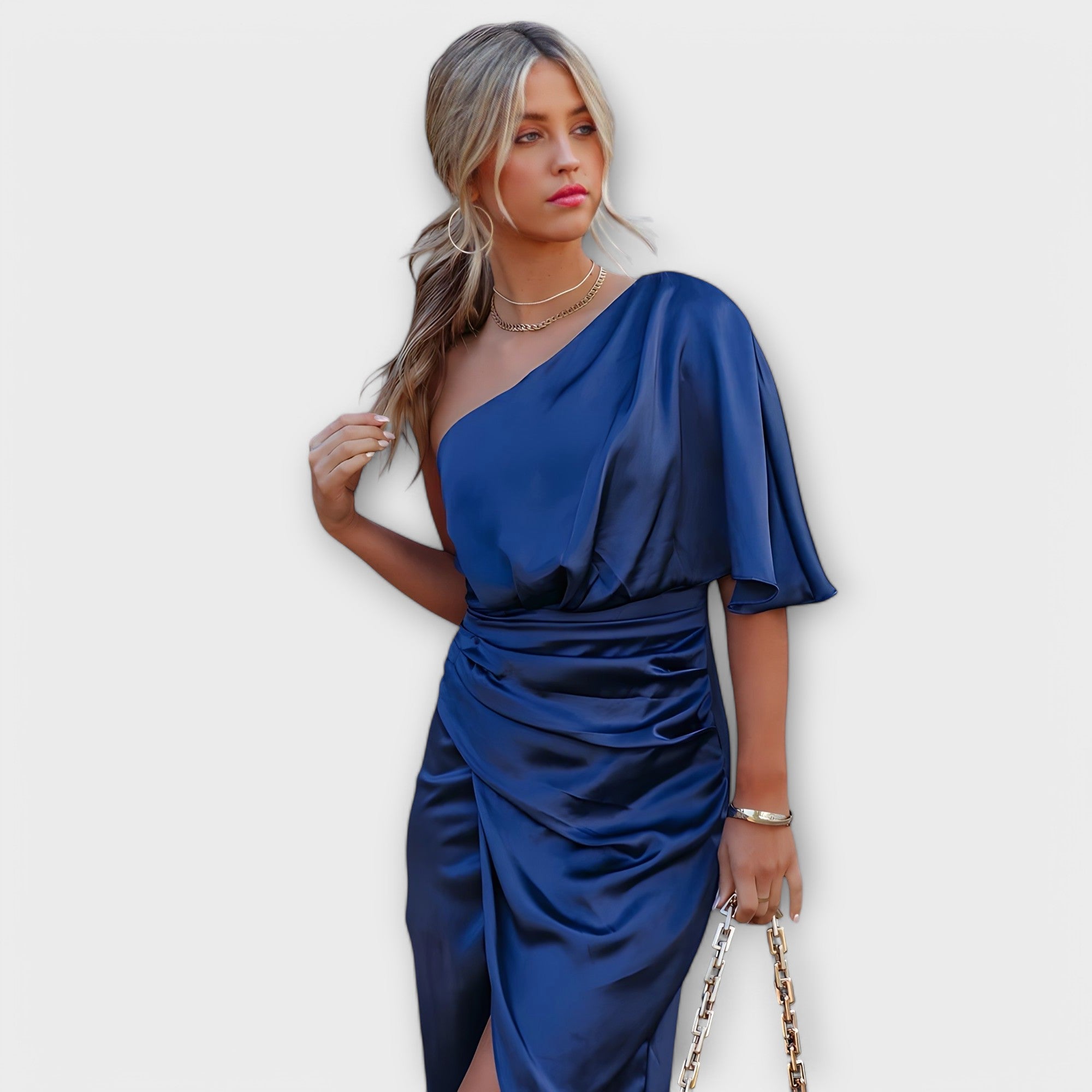 Élise - Robe de Soirée en Satin Luxueux