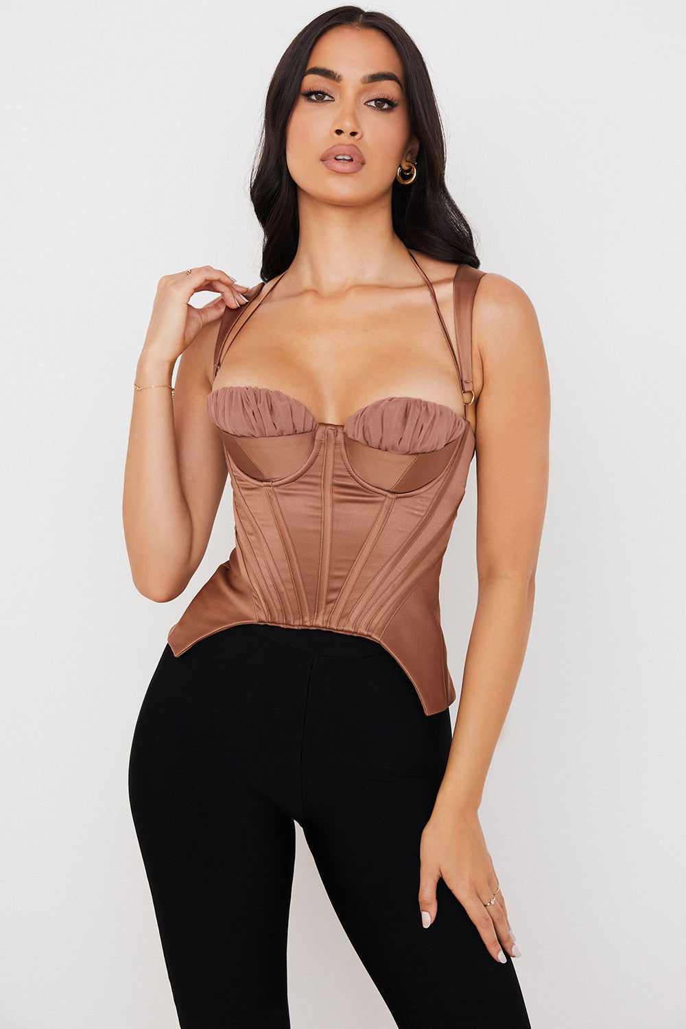 Corselet Soie | Toffee, style peplum