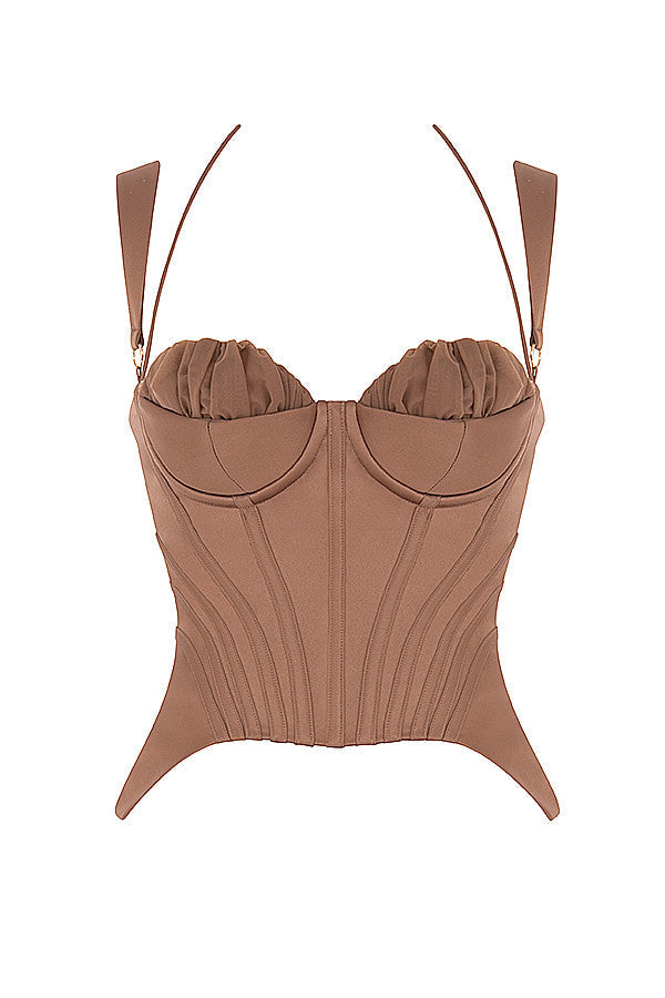 Corselet Soie | Toffee, style peplum