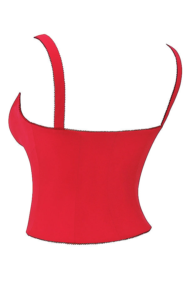 Corset Rouge Enflammé