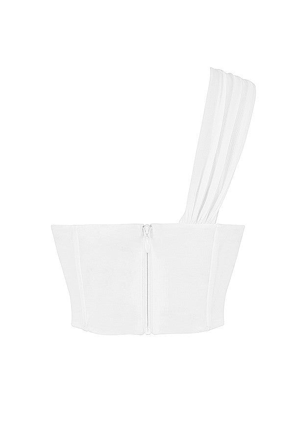 T-shirt Asymétrique | Détail en mesh