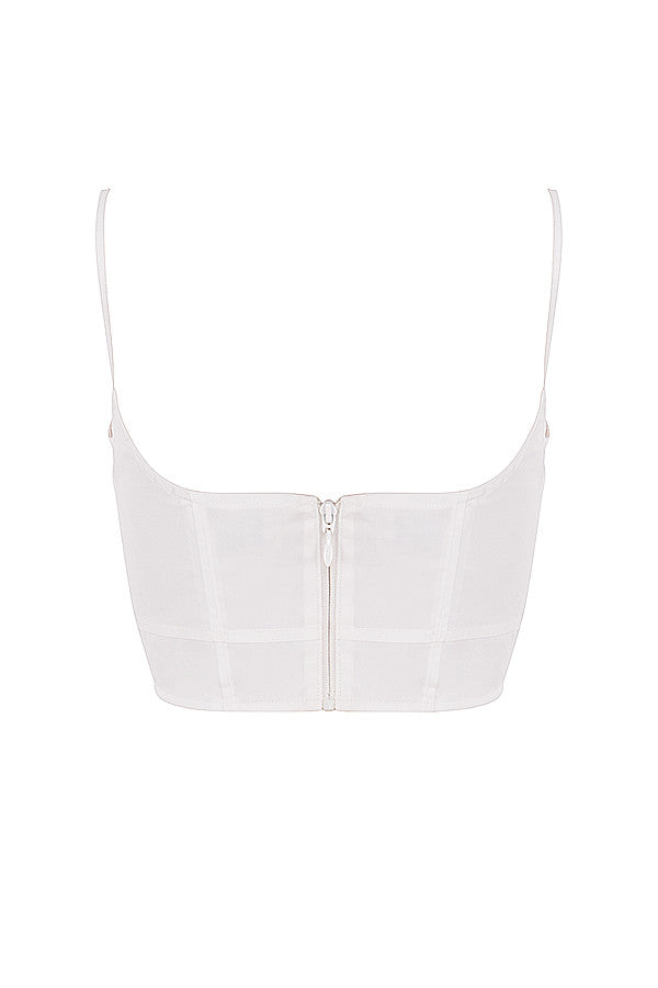 T-shirt Belle | Court avec nœud plissé