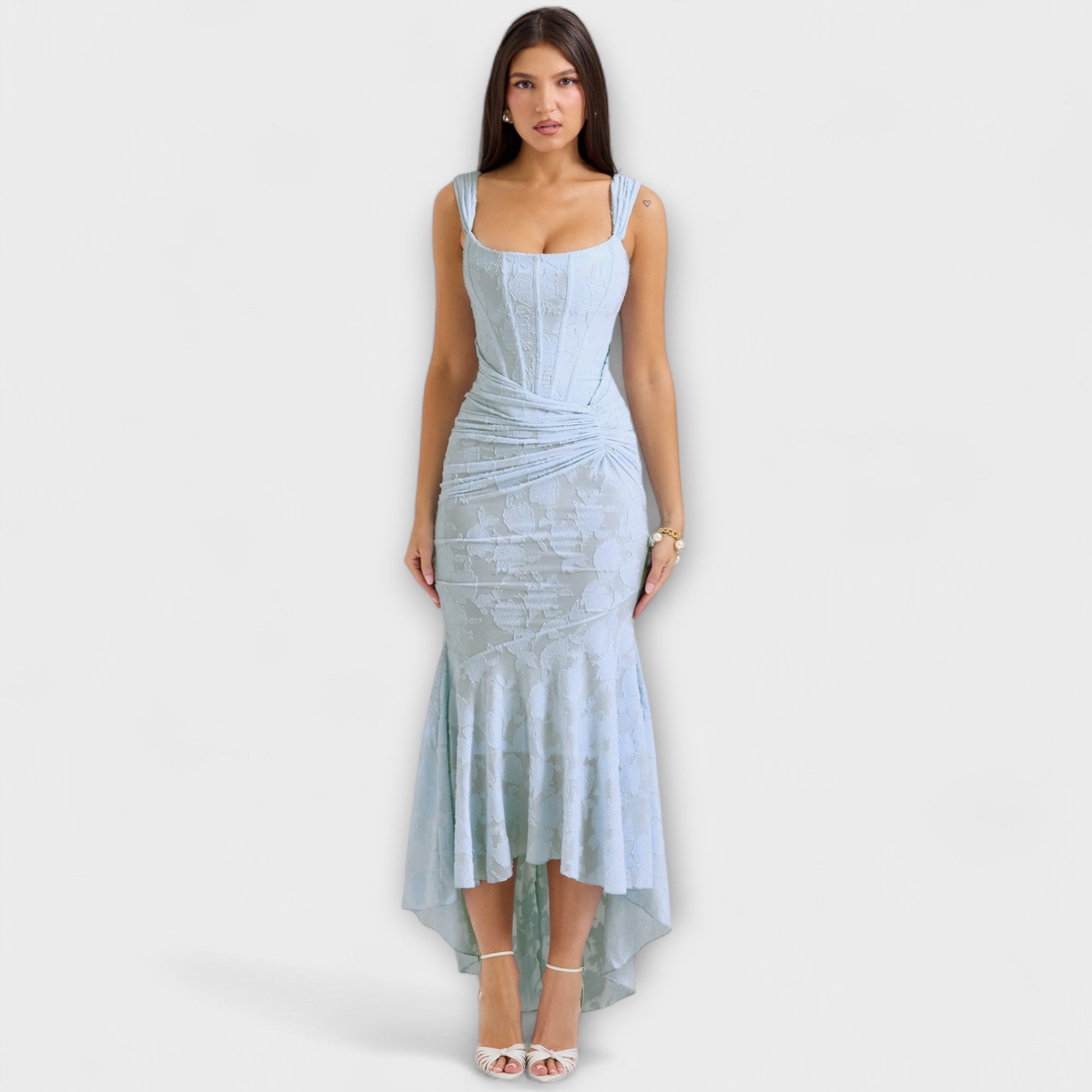 Renske - Robe longue avec un corset élégant et raffiné