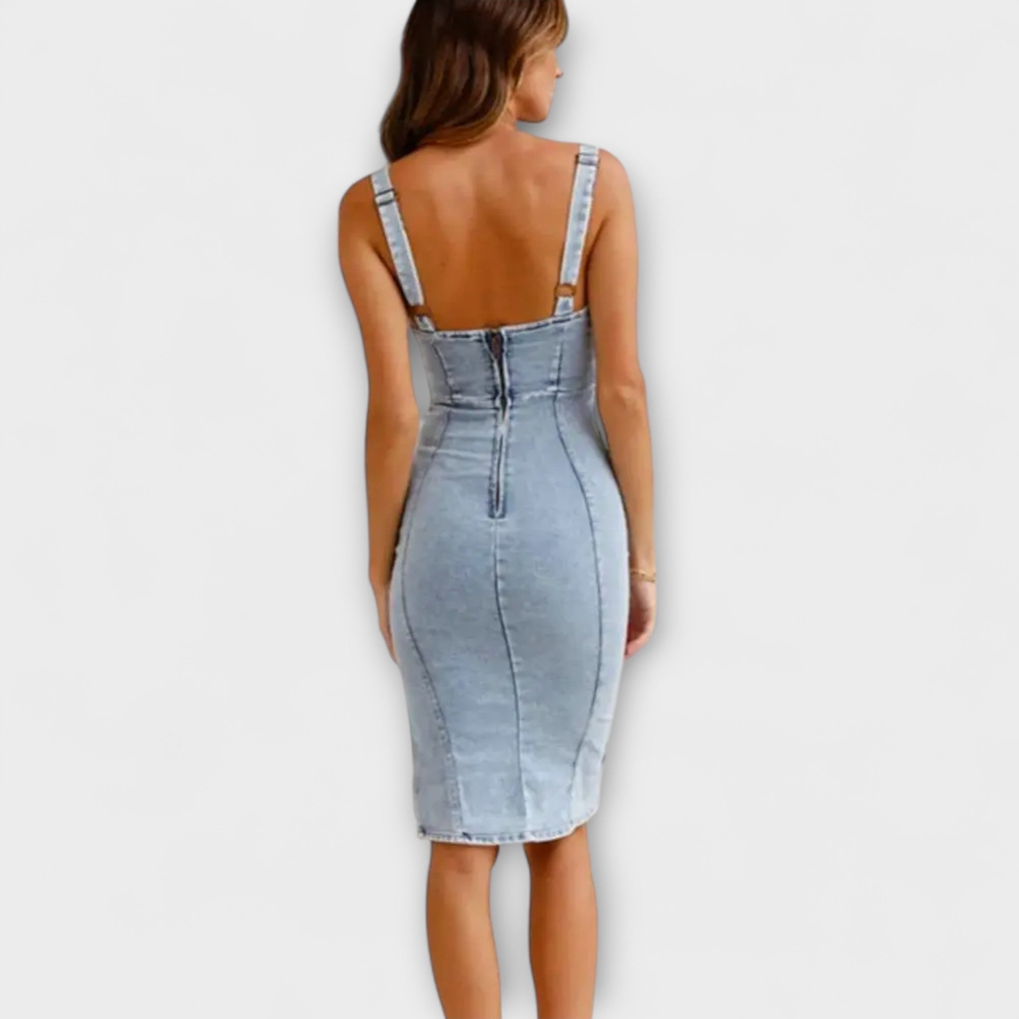 Anna - Robe de fermière avec bretelles réglables