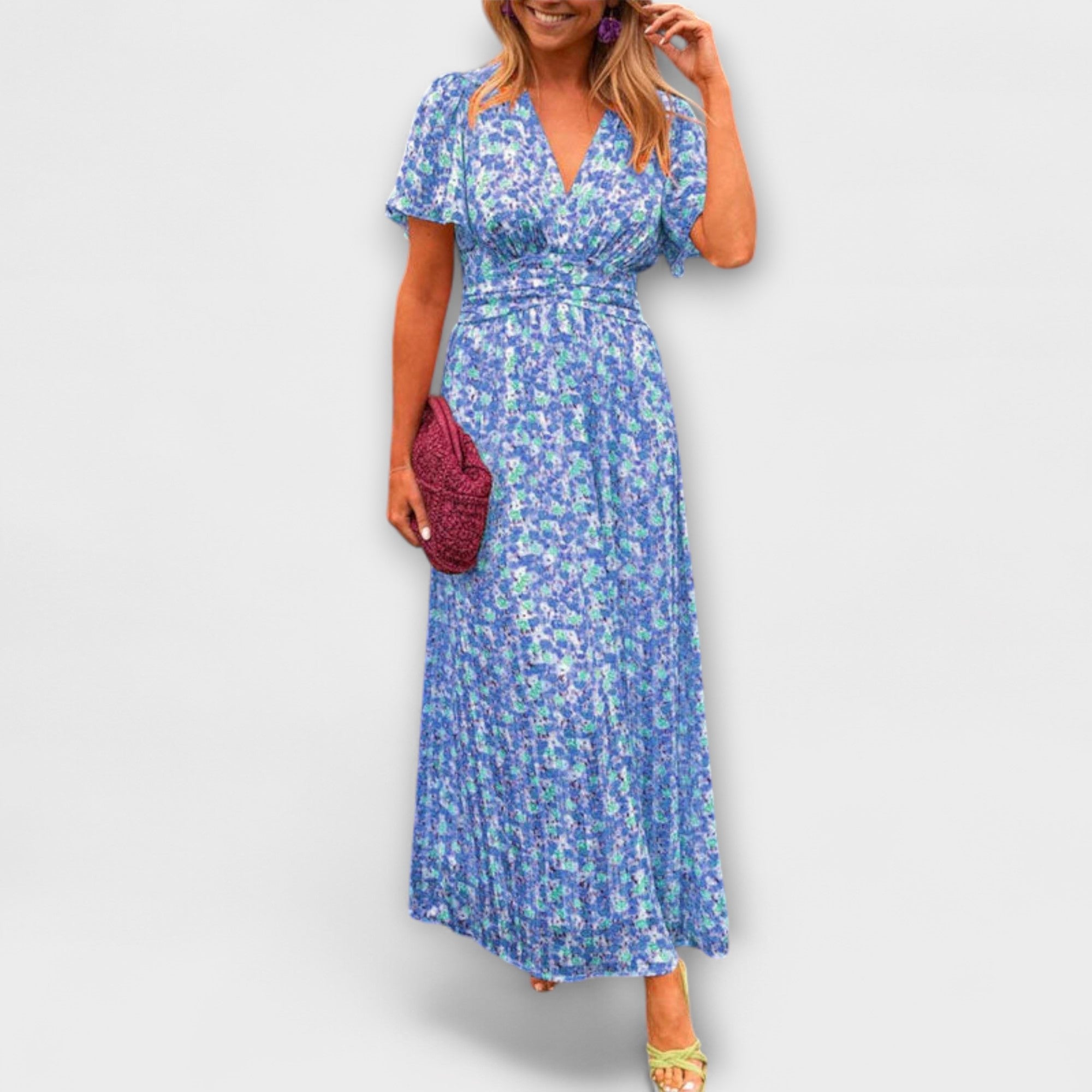 Elsie - Robe Classique à Décolleté en V