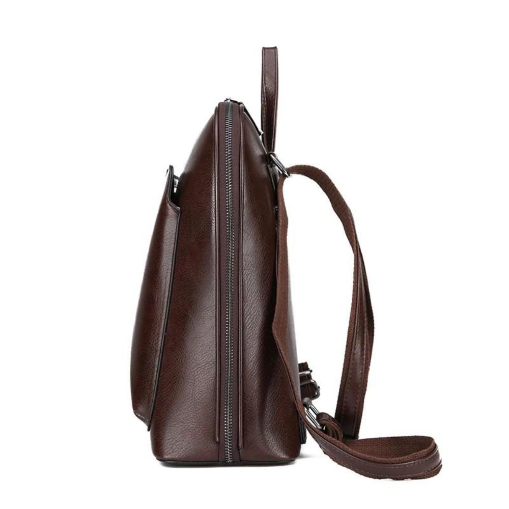 Stella | Sac à dos classique avec double fermeture éclair et design épuré