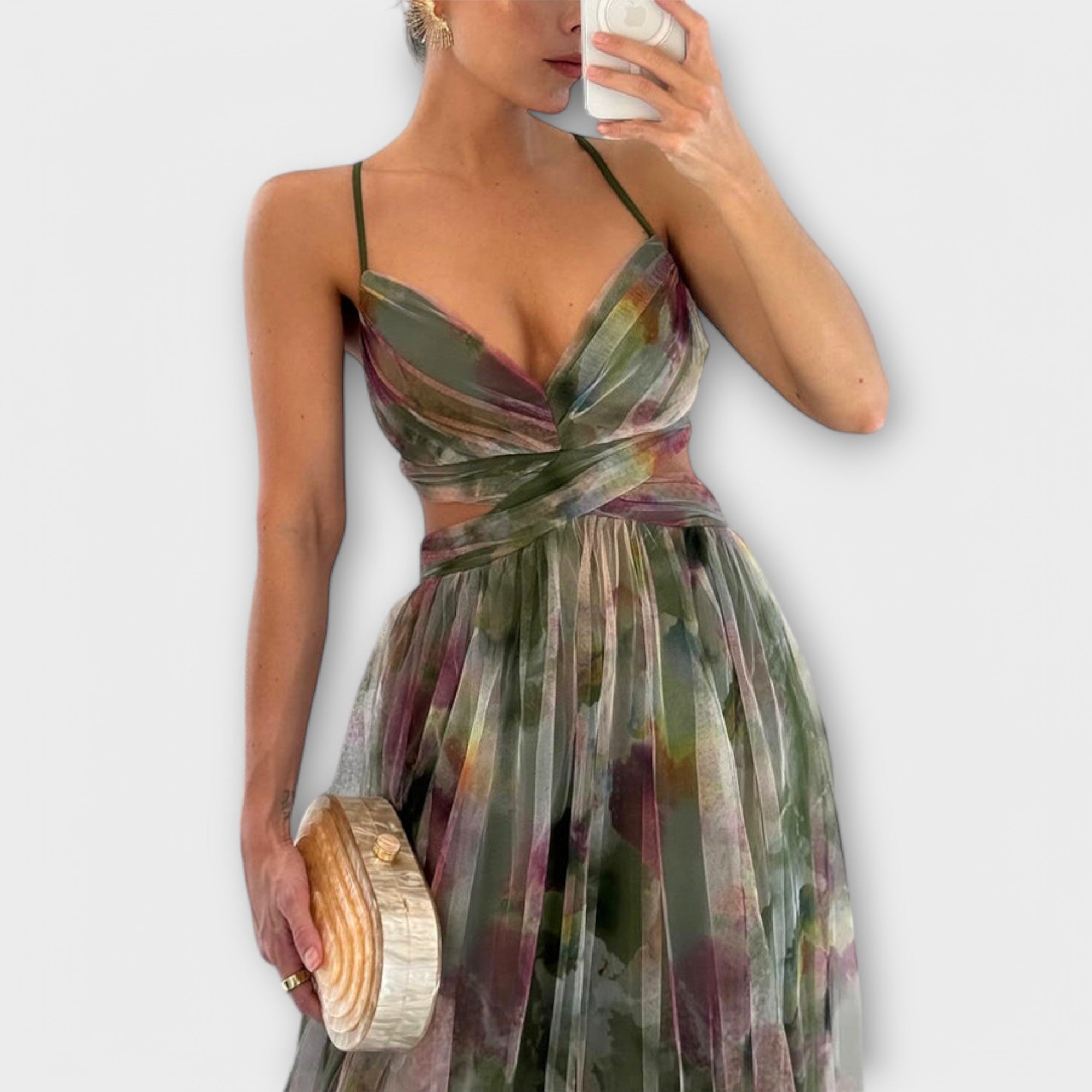 Robe Maxi Annai en Maille - Élégante et Authentique