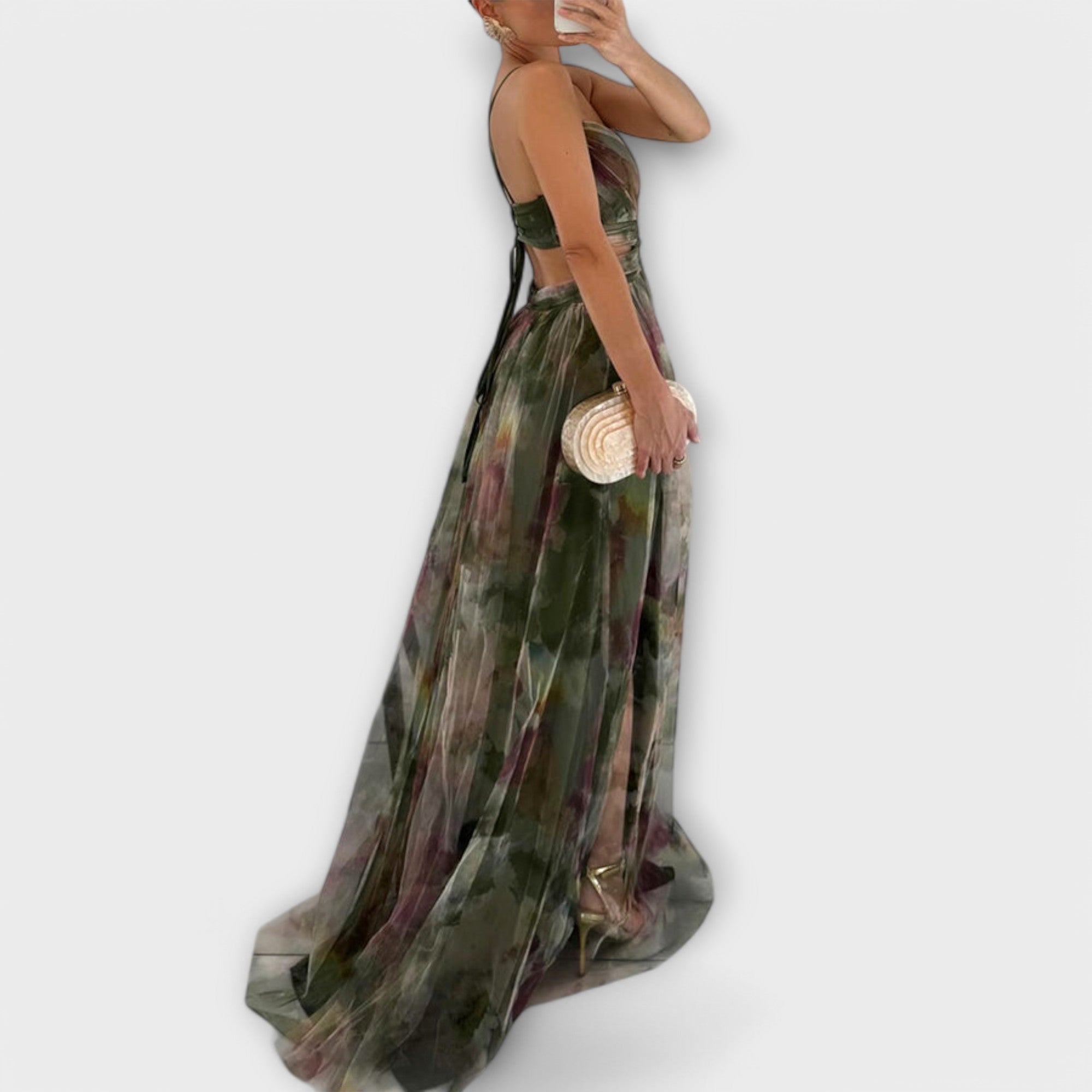 Robe Maxi Annai en Maille - Élégante et Authentique