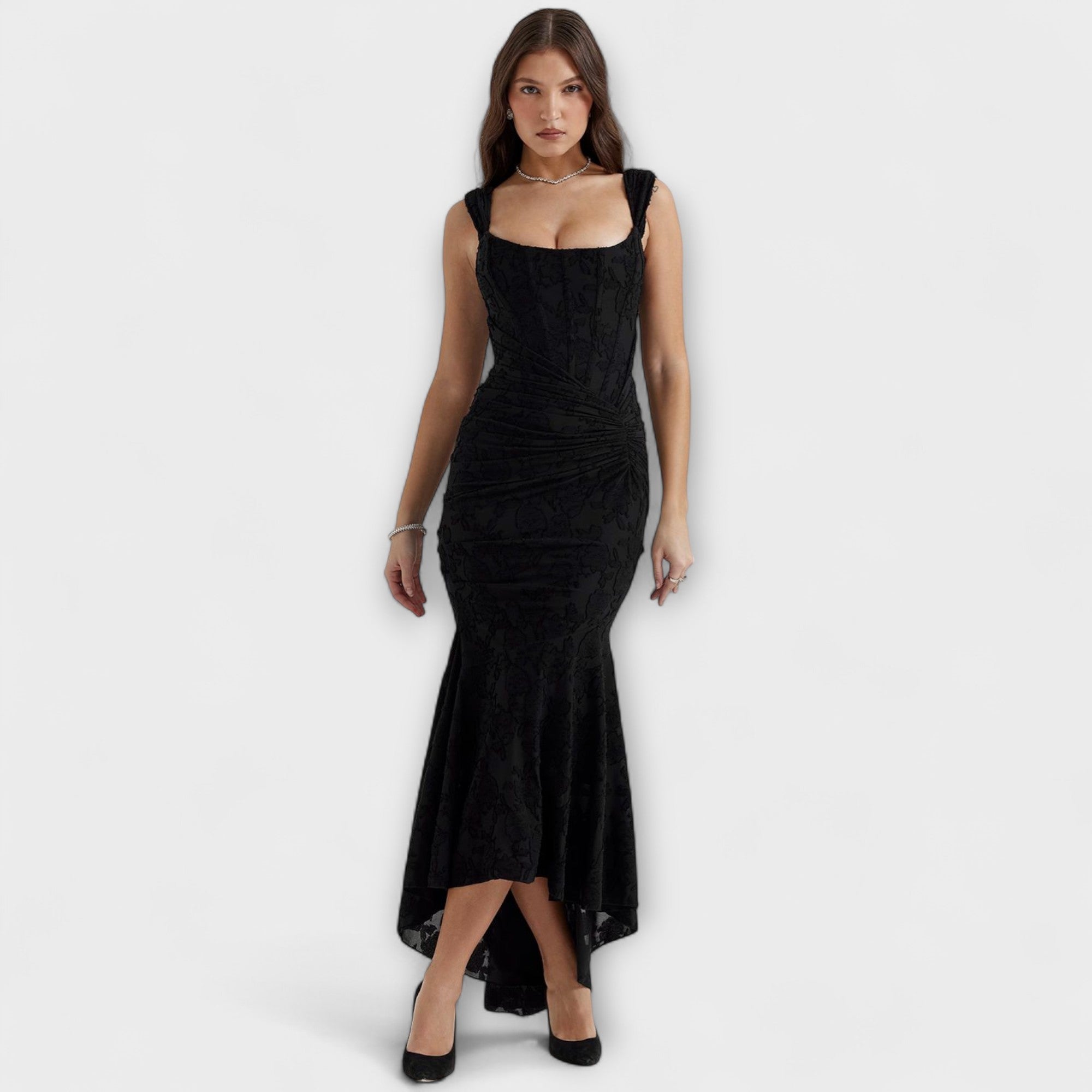 Renske - Robe longue avec un corset élégant et raffiné