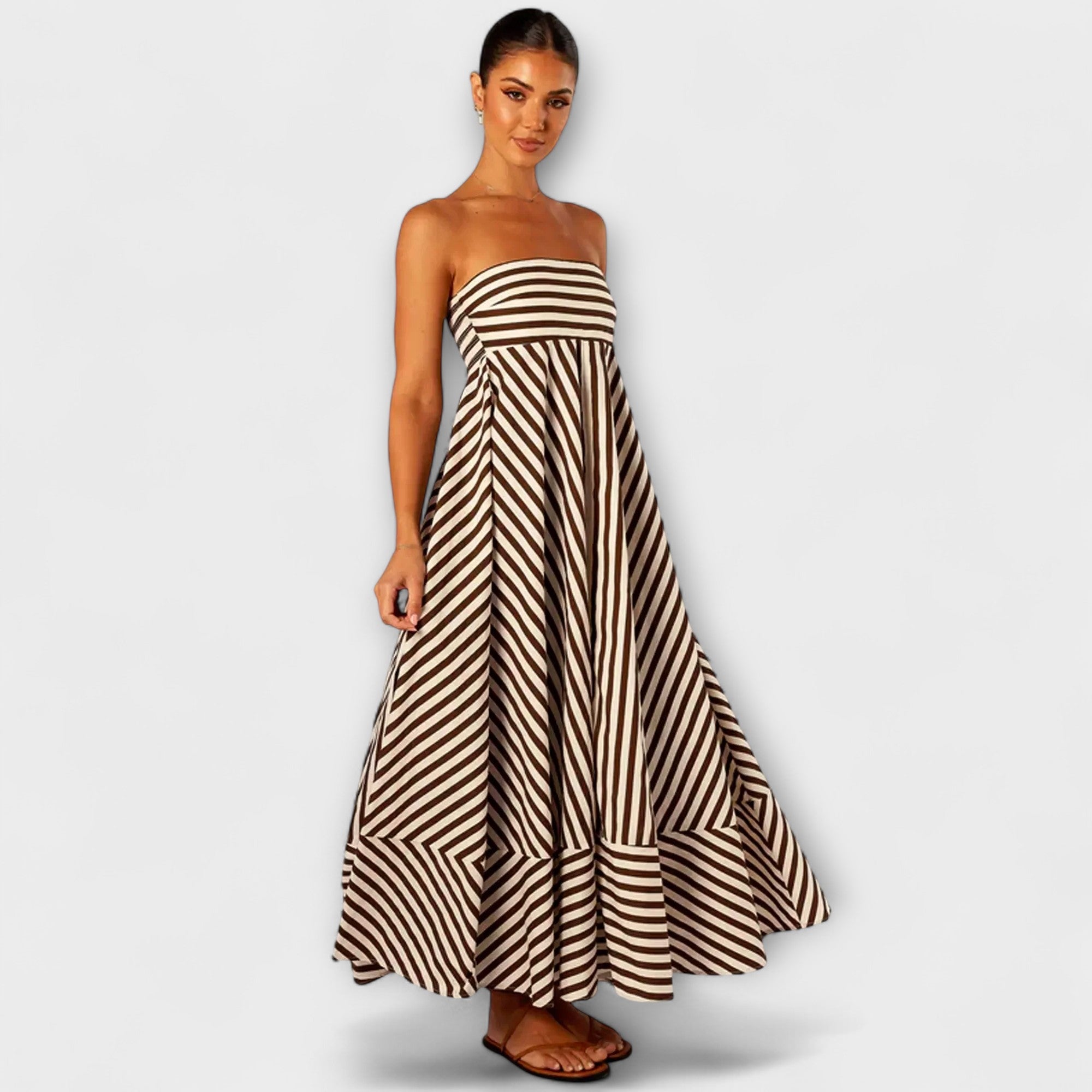 Robe Maxi Nocturne Magique Rüsch