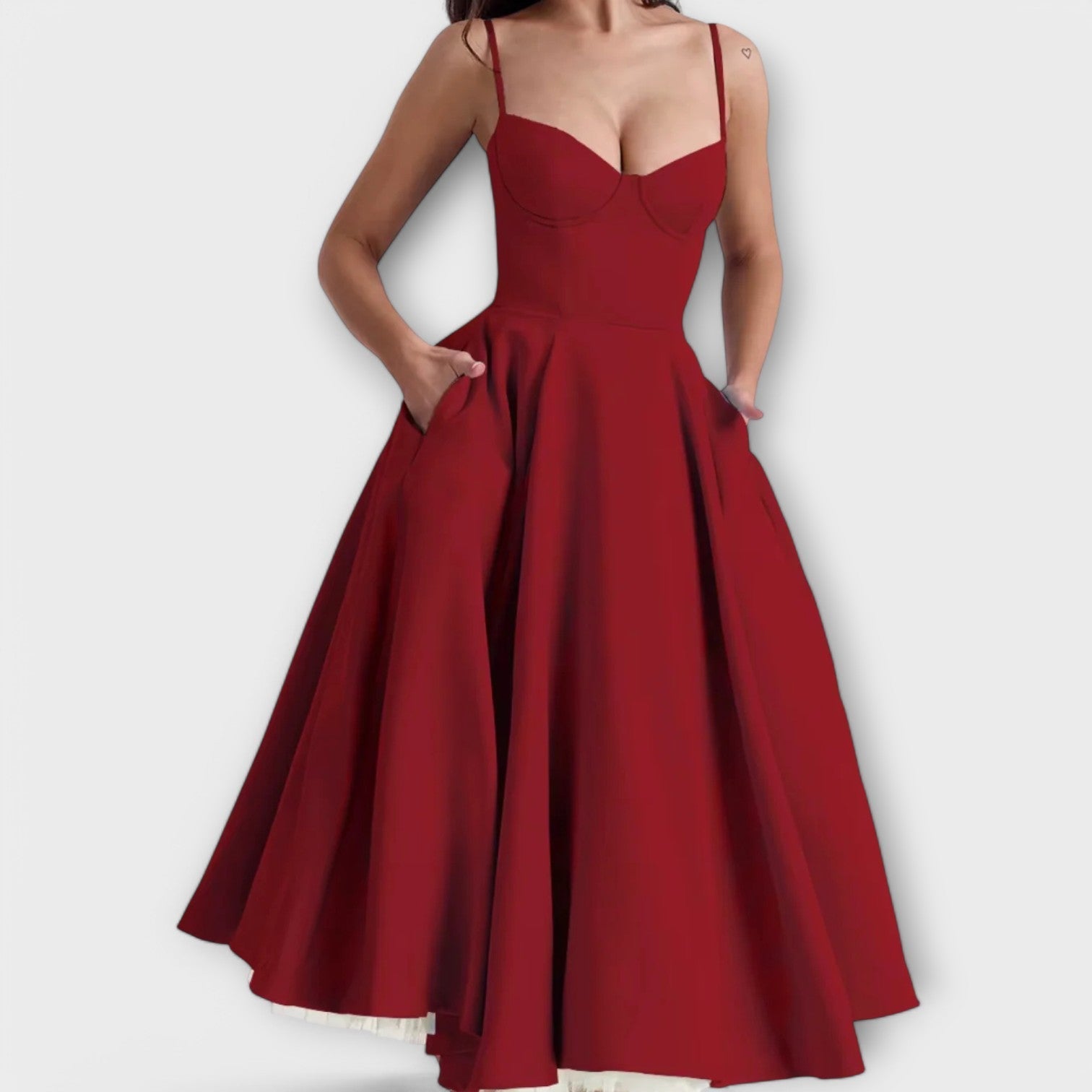 Mélie – Robe d'été légère avec détail de nouage