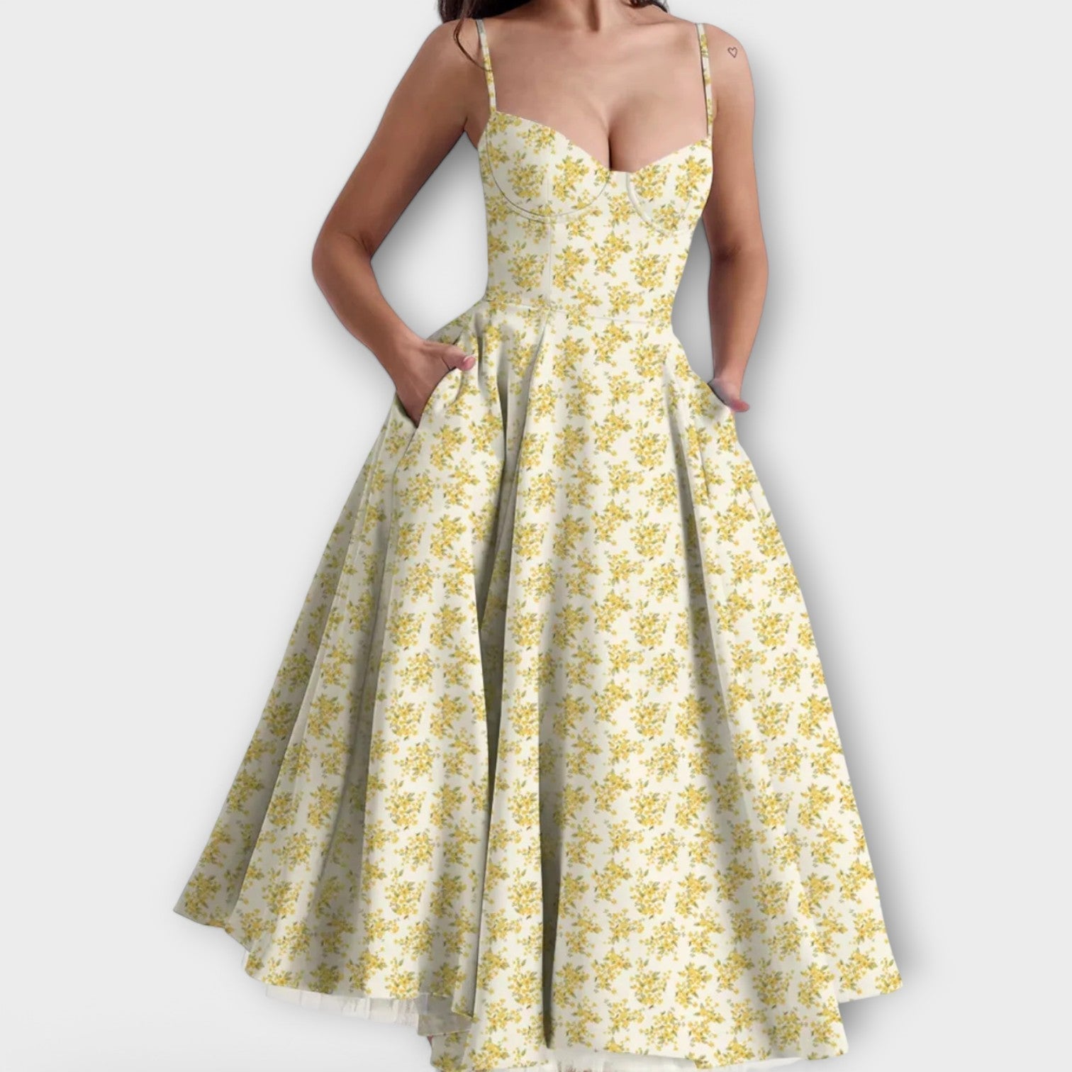 Mélie – Robe d'été légère avec détail de nouage