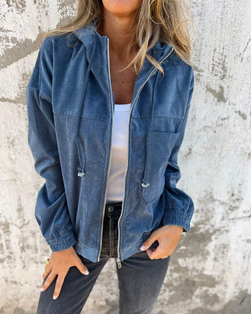 Alma™ | Veste en velours côtelé, chaude, douce et inspirée du rétro