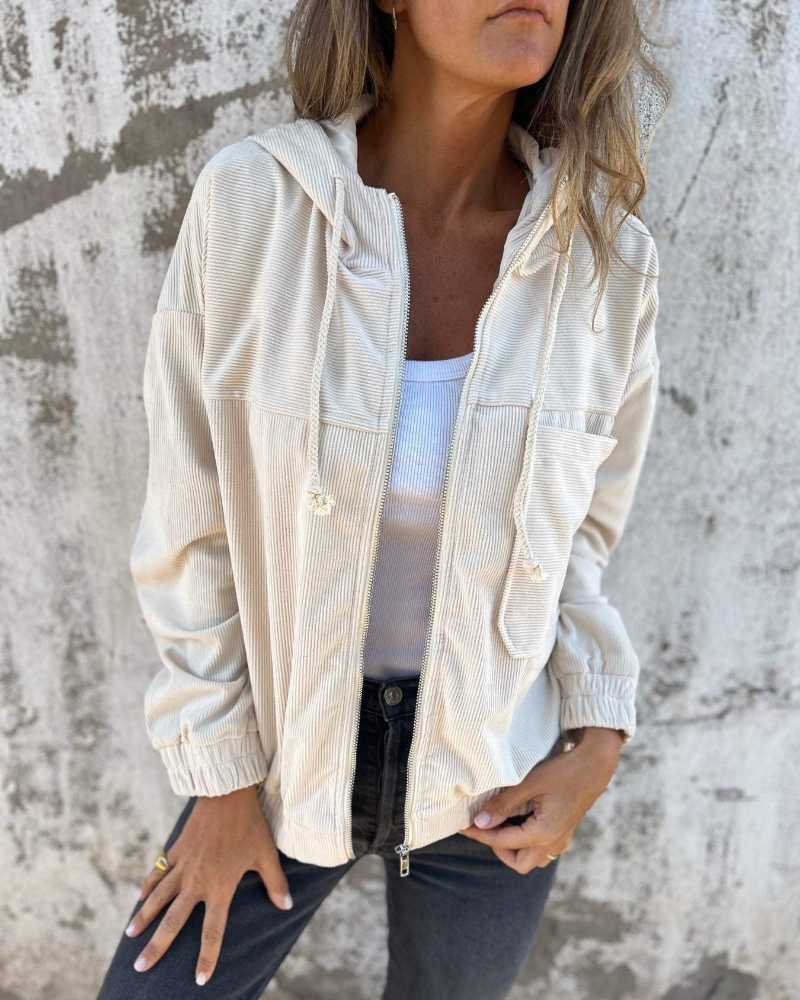 Alma™ | Veste en velours côtelé, chaude, douce et inspirée du rétro
