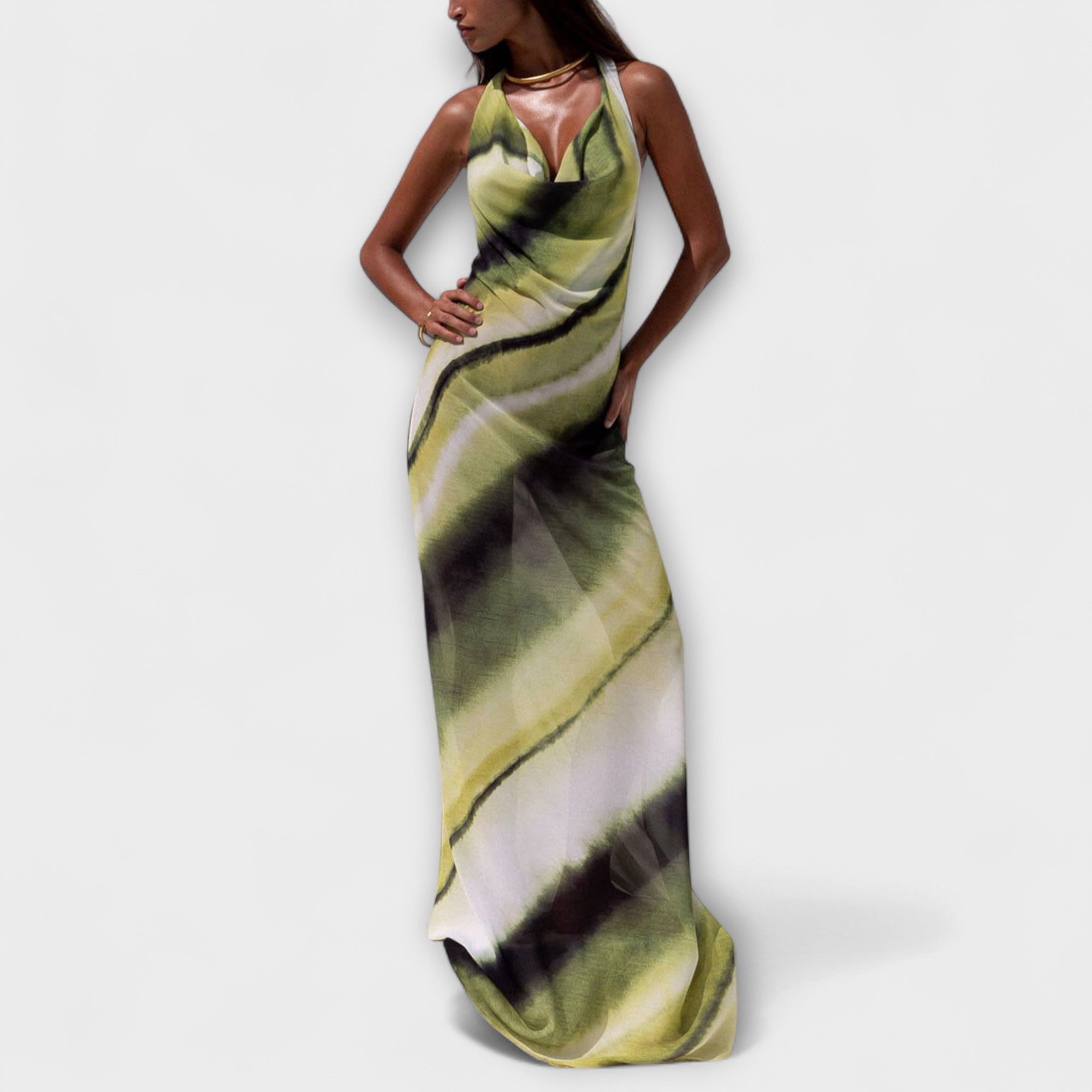 Robe Maxi Dégradé Tie-Dye Classique