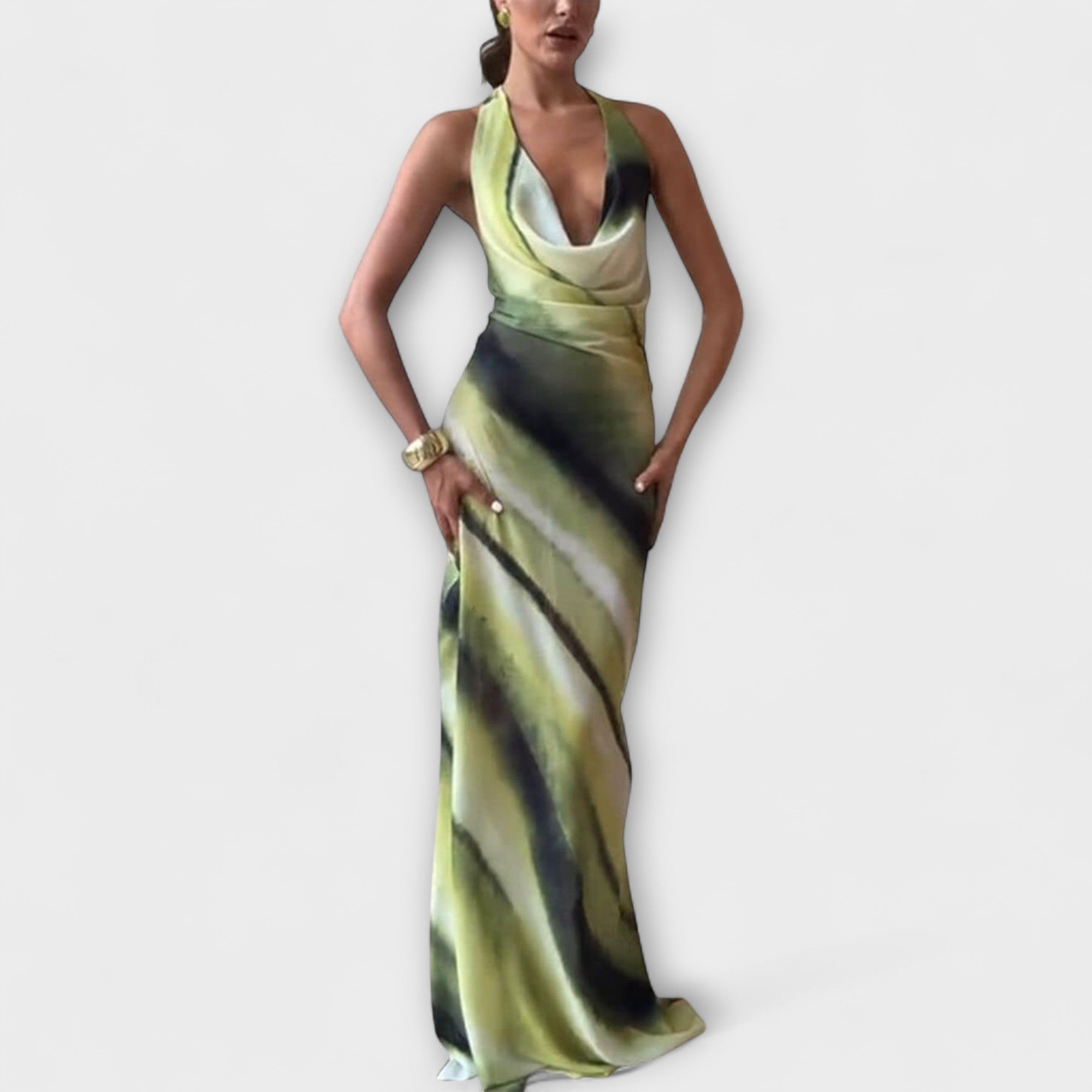 Robe Maxi Dégradé Tie-Dye Classique