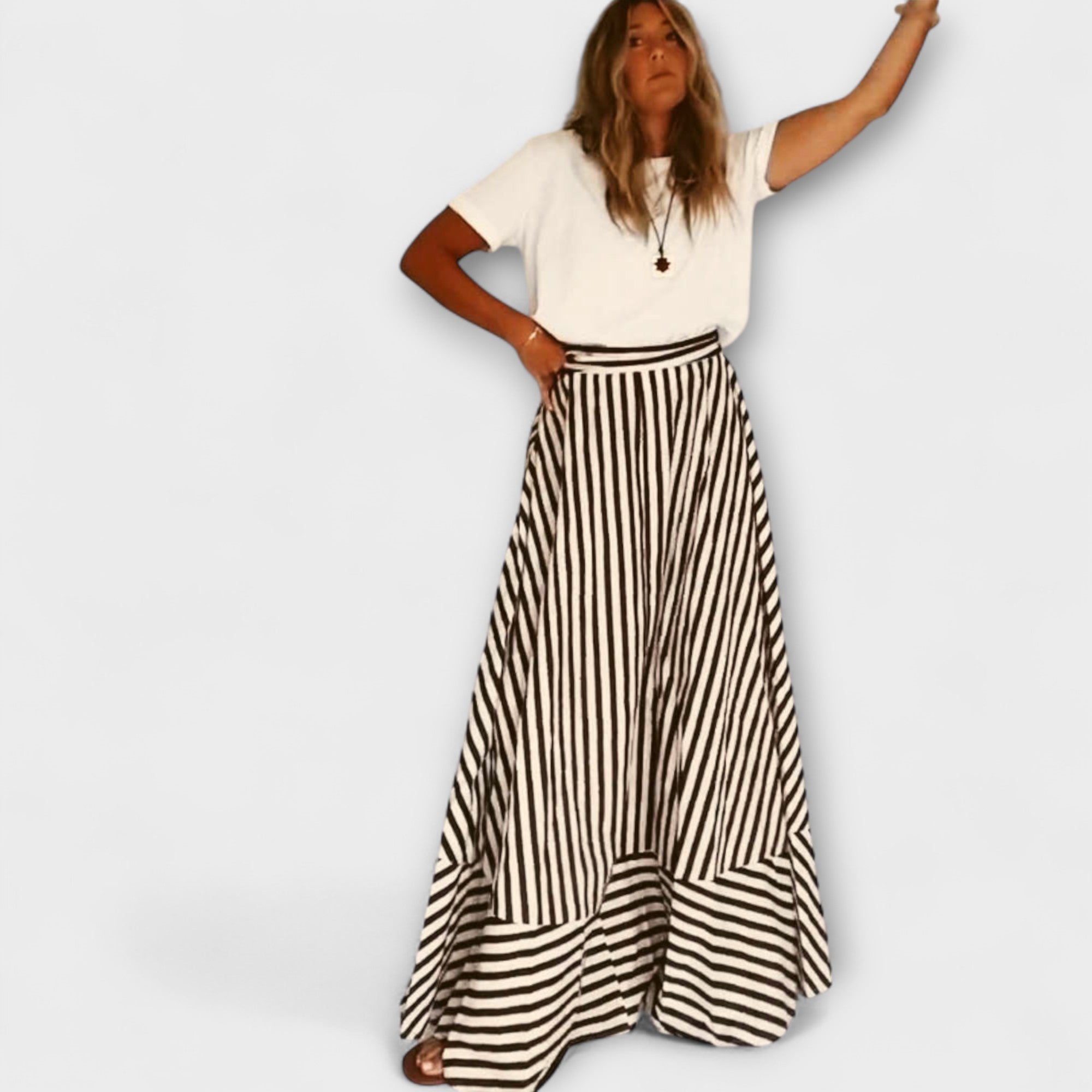 Robe Maxi Nocturne Magique Rüsch