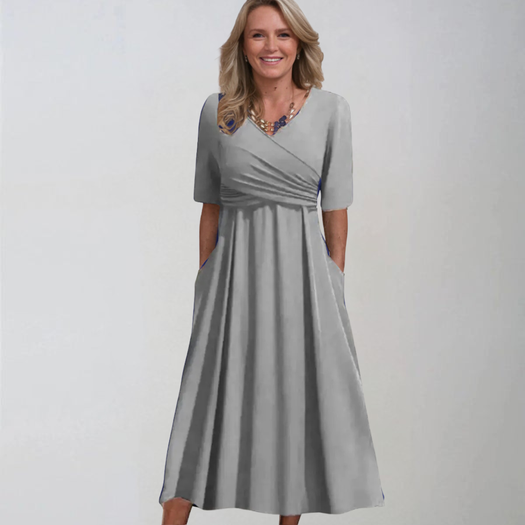 Petra | Robe midi élégante avec poches