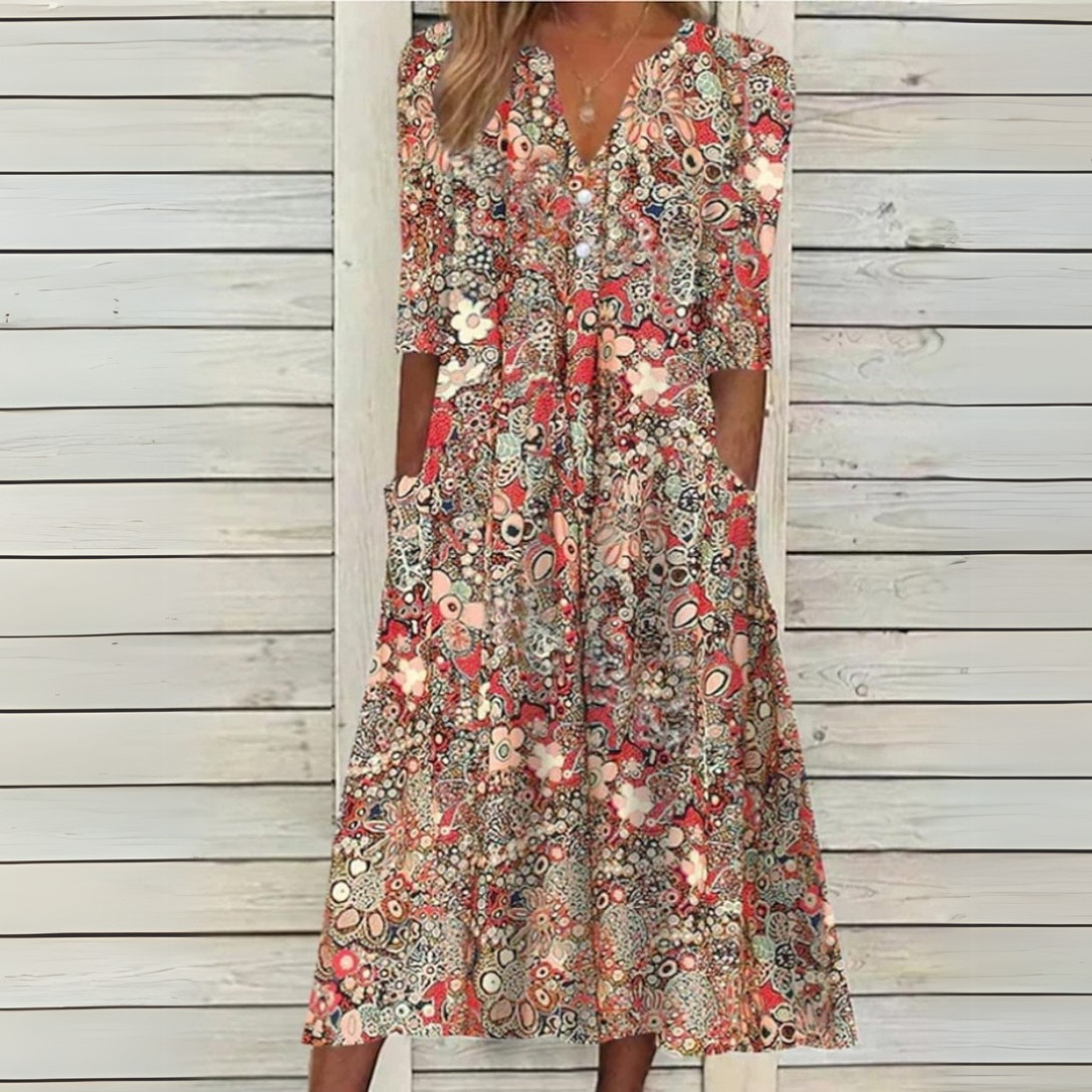 Livia | Robe d'été magnifique pour une élégance naturelle