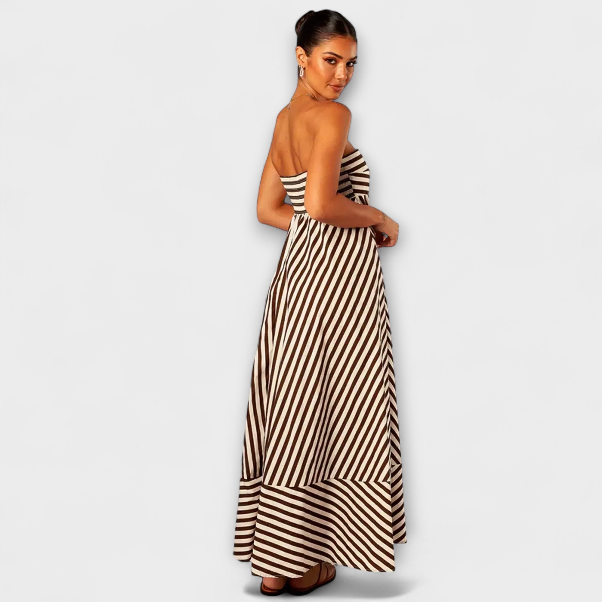 Robe Maxi Nocturne Magique Rüsch