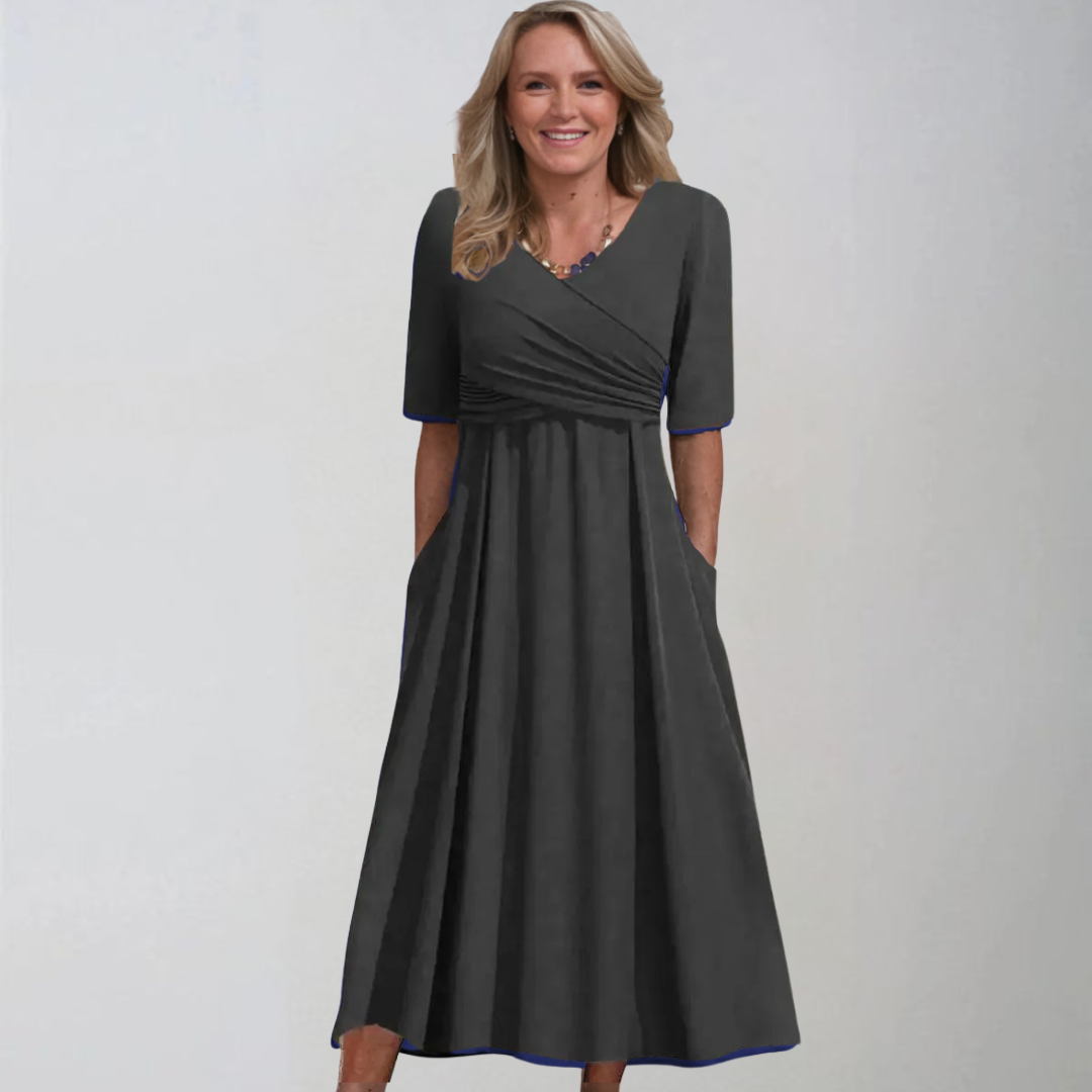 Petra | Robe midi élégante avec poches