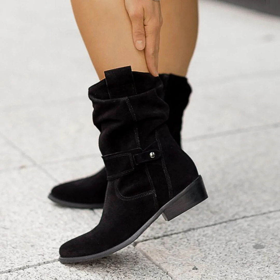 Wieslawa | Bottines cheville en velours
