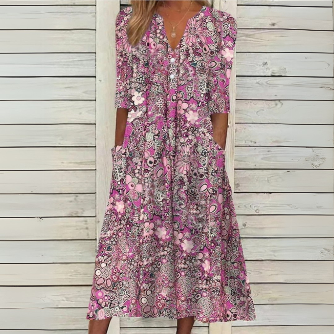 Livia | Robe d'été magnifique pour une élégance naturelle