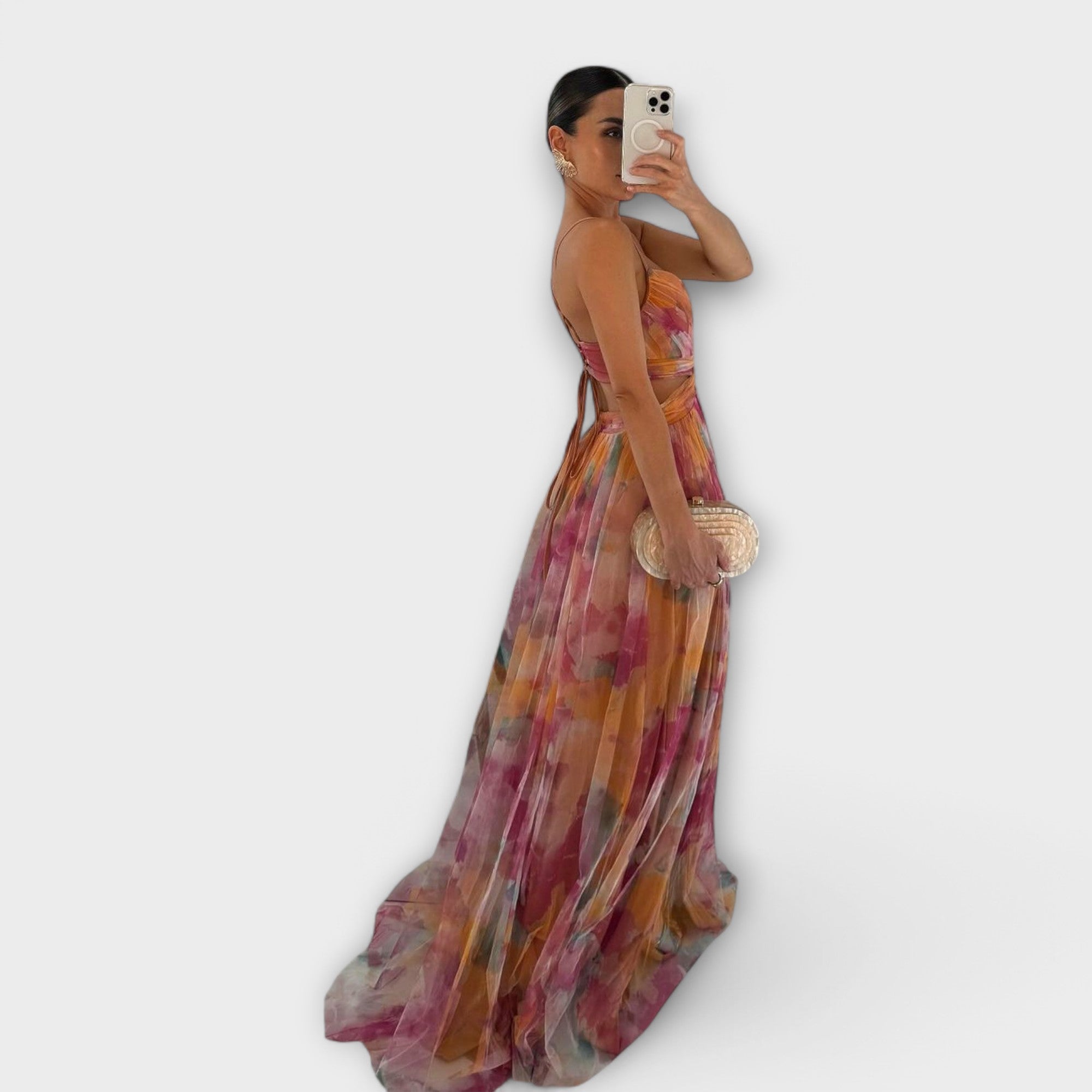 Robe Maxi Annai en Maille - Élégante et Authentique