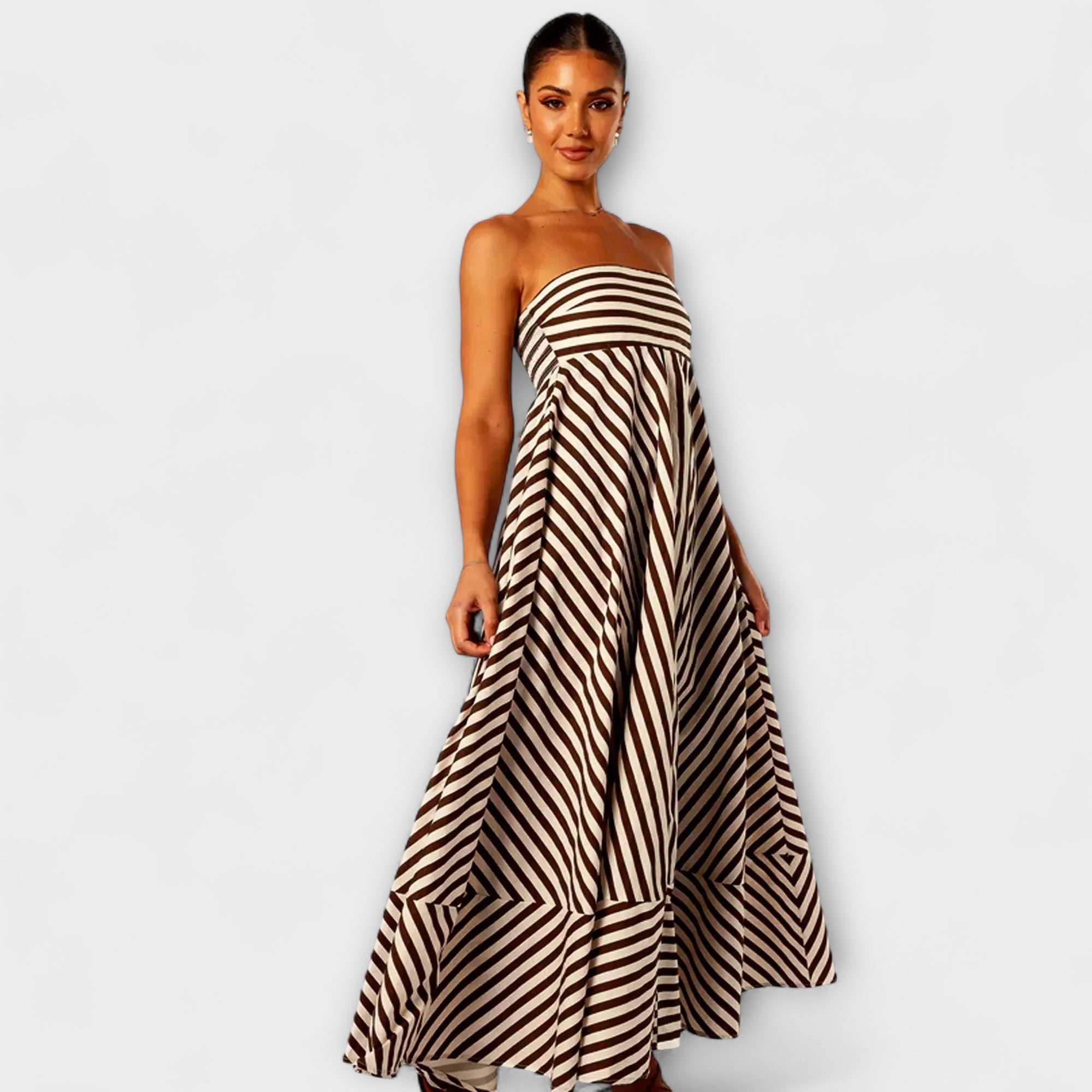 Robe Maxi Nocturne Magique Rüsch
