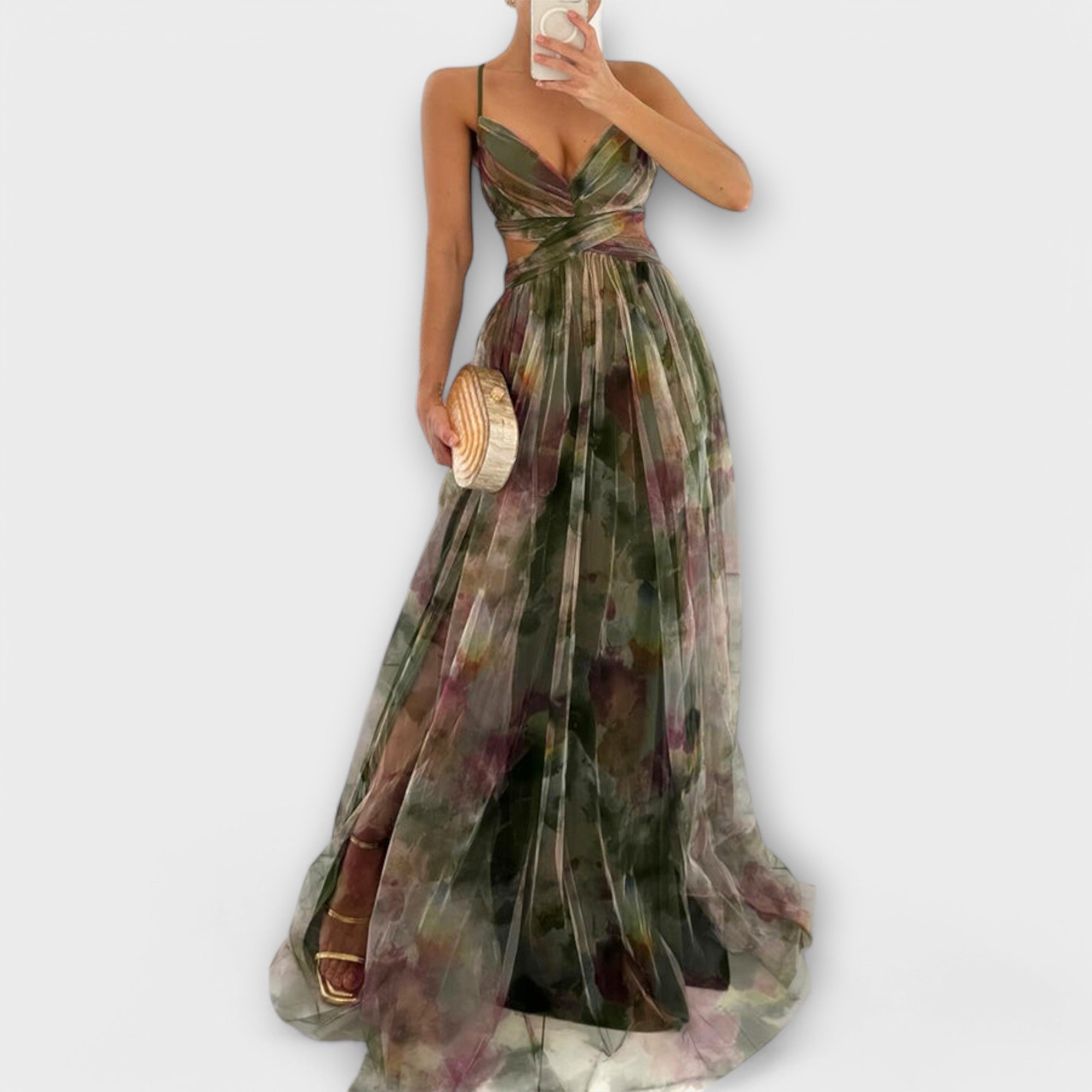 Robe Maxi Annai en Maille - Élégante et Authentique