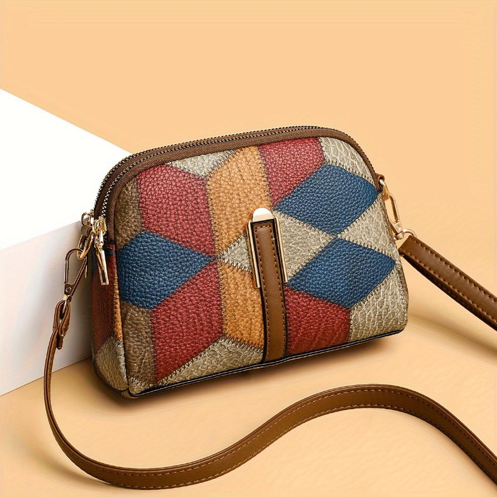 Luna | Mini sac patchwork stylisé