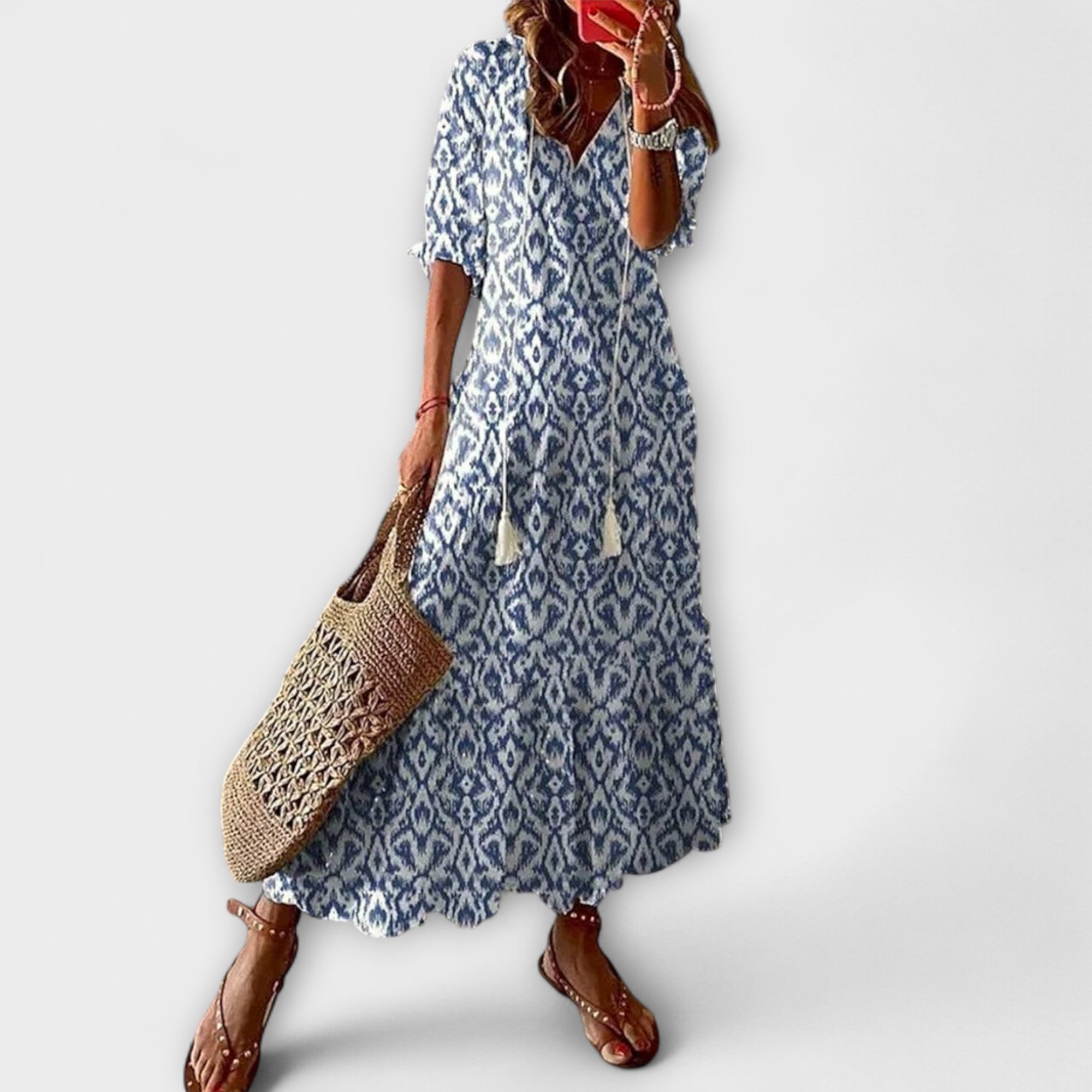 Anna – Robe d'Été Bohème Femme à Silhouette Ample