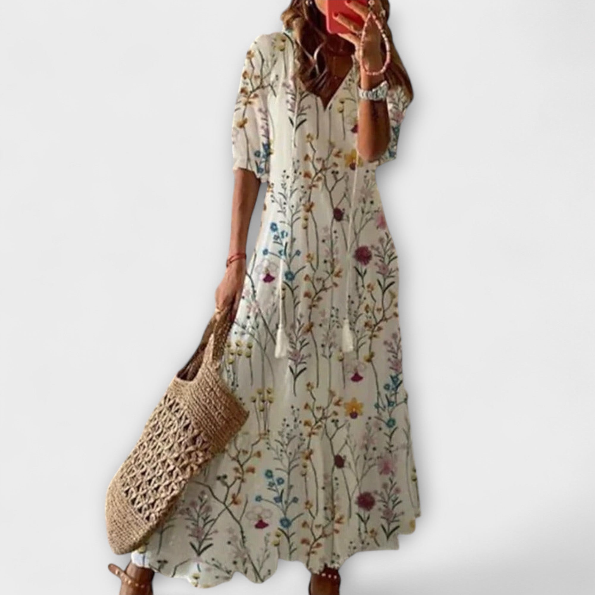 Anna – Robe d'Été Bohème Femme à Silhouette Ample