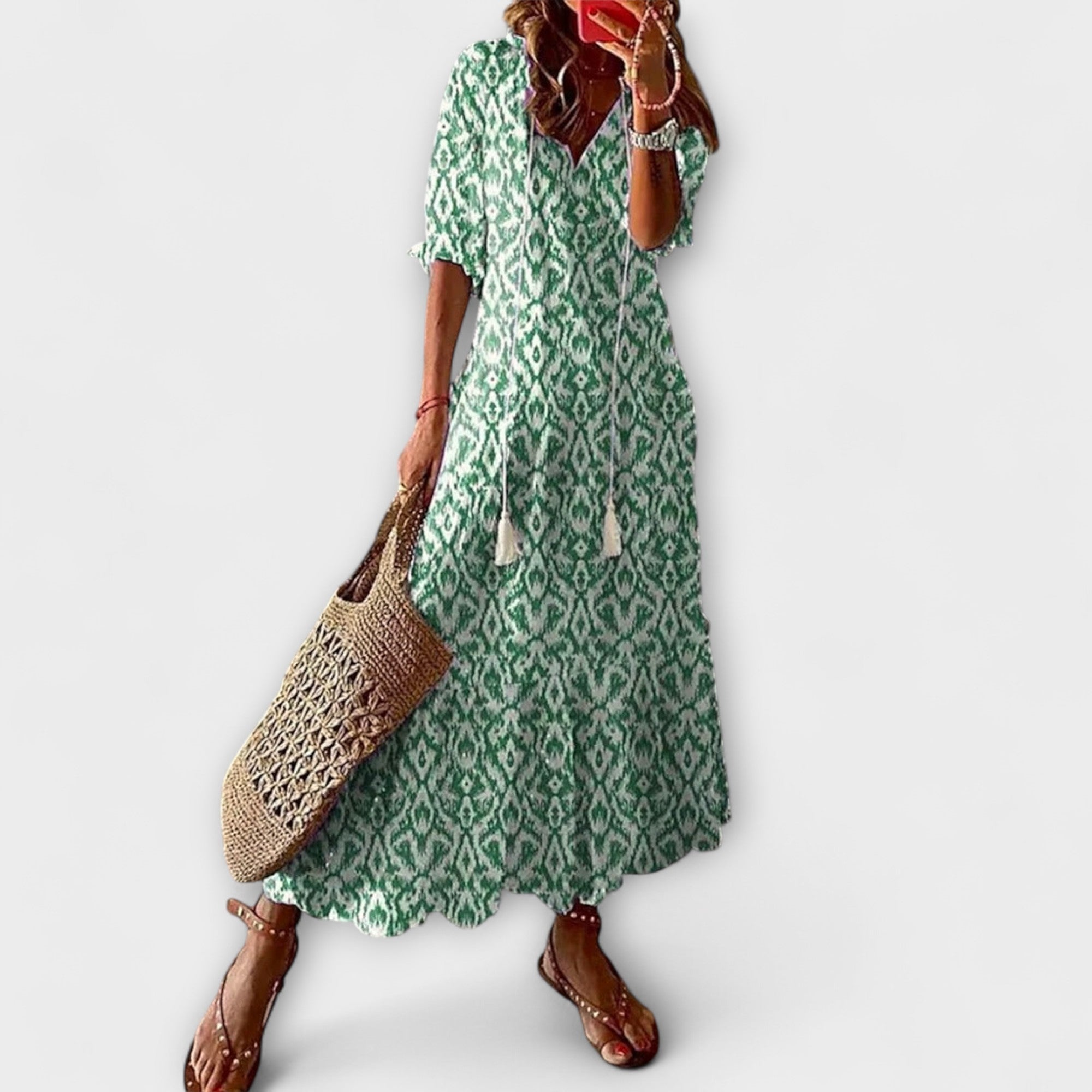 Anna – Robe d'Été Bohème Femme à Silhouette Ample
