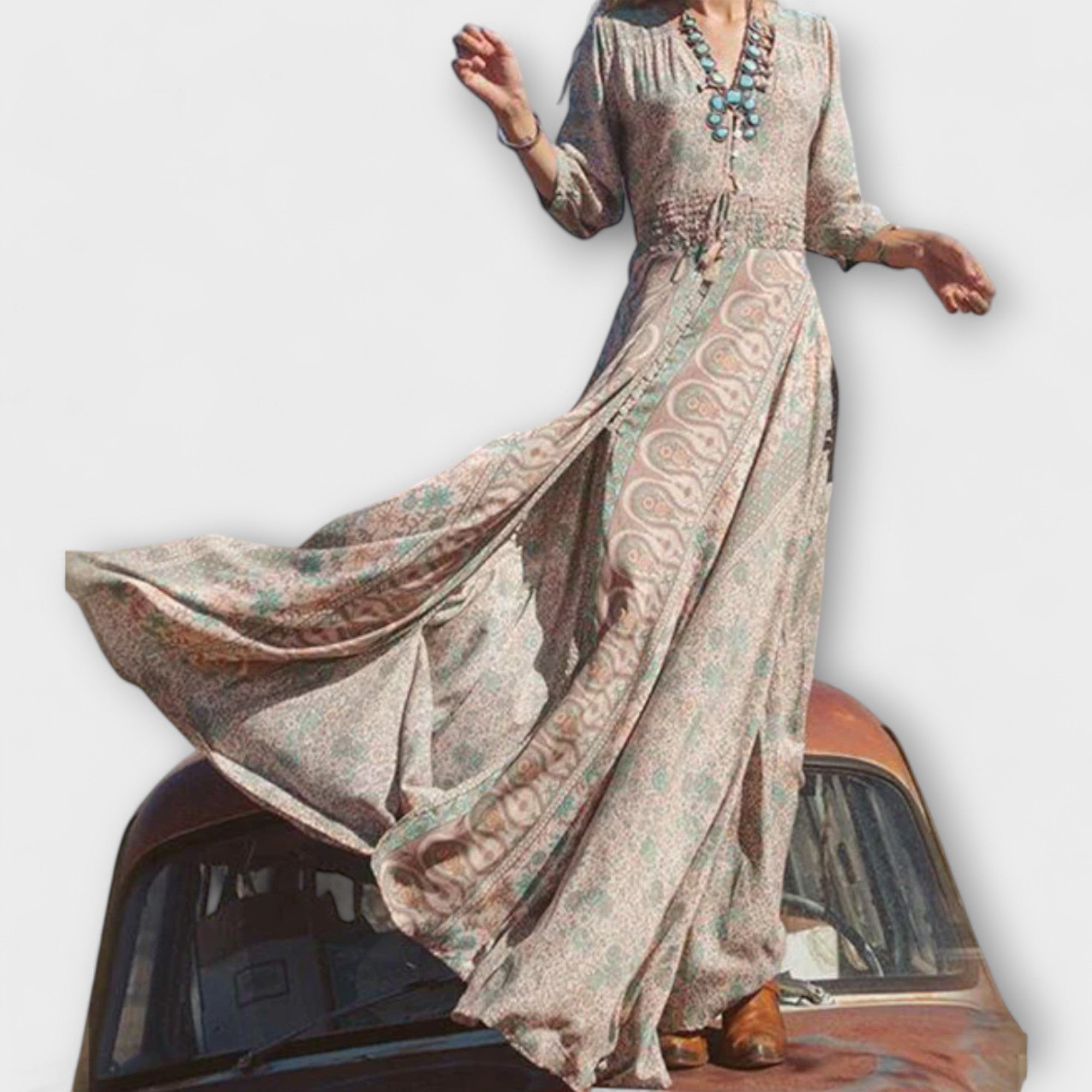 Robe maxi bohème légère