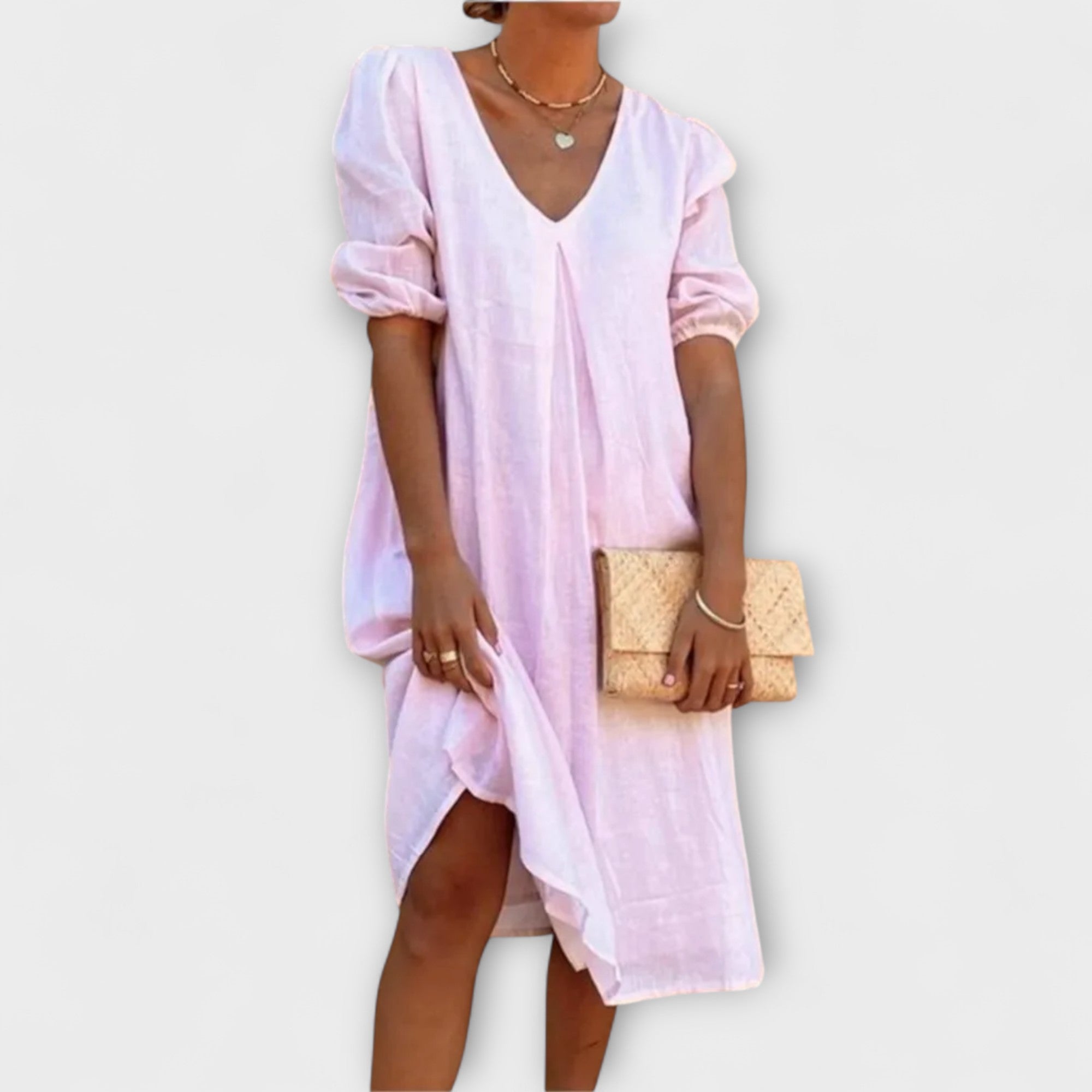 Fanny - Robe d'été élégante avec des détails en crochet