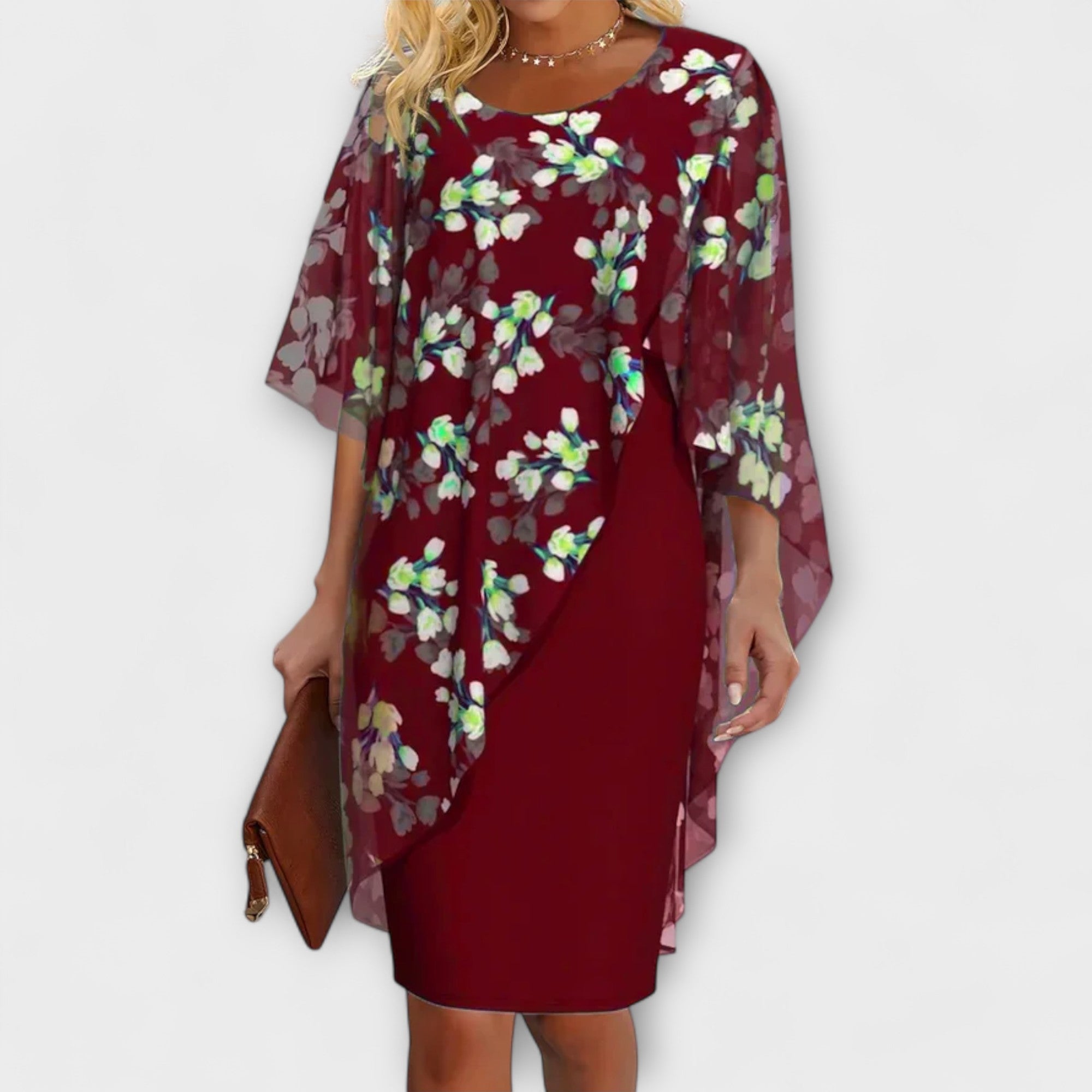 Lyanna - Vêtements en Chiffon Fleuri pour Femmes